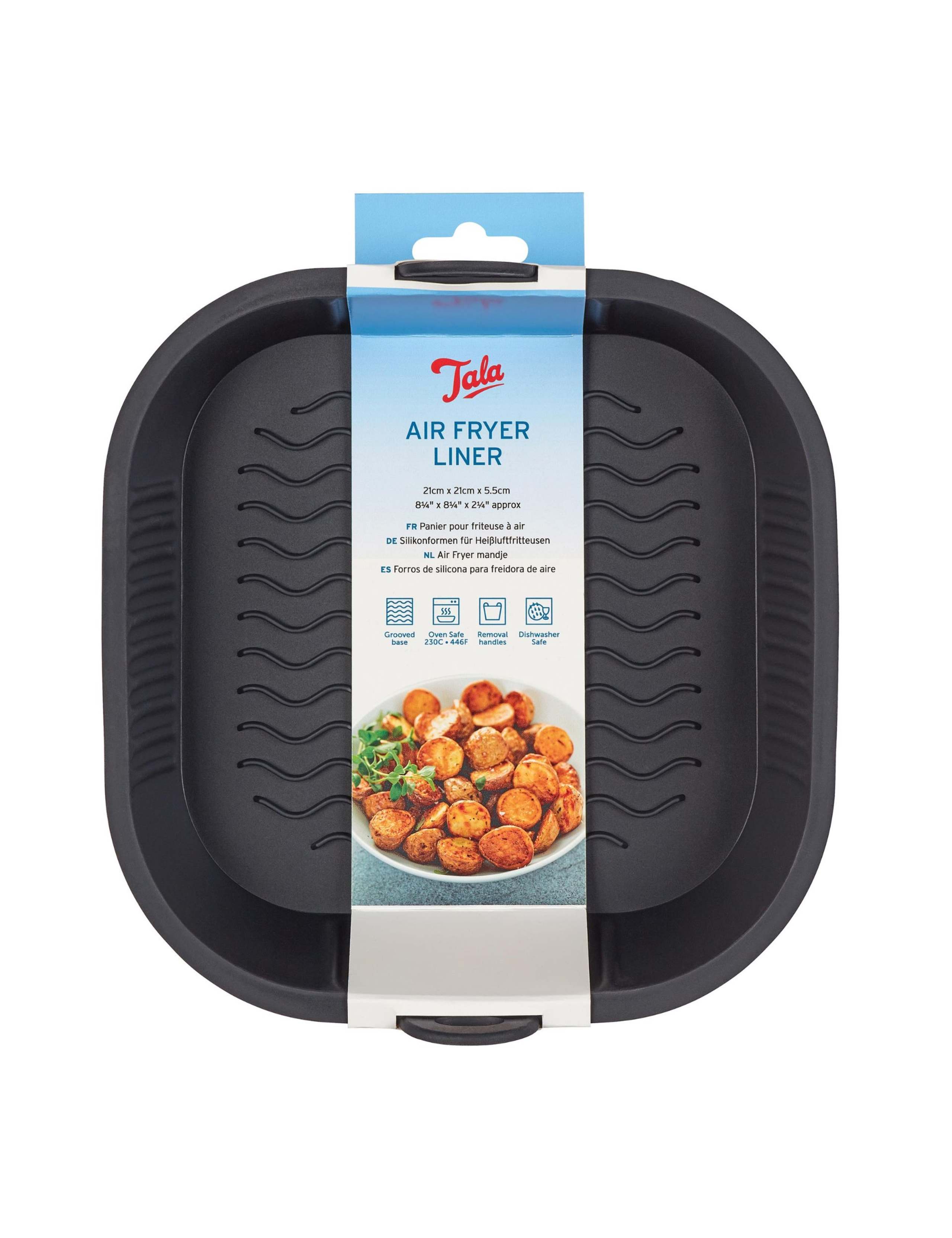 Set of 2 Silicone 22cm Air Fryer Liners 4 of 4