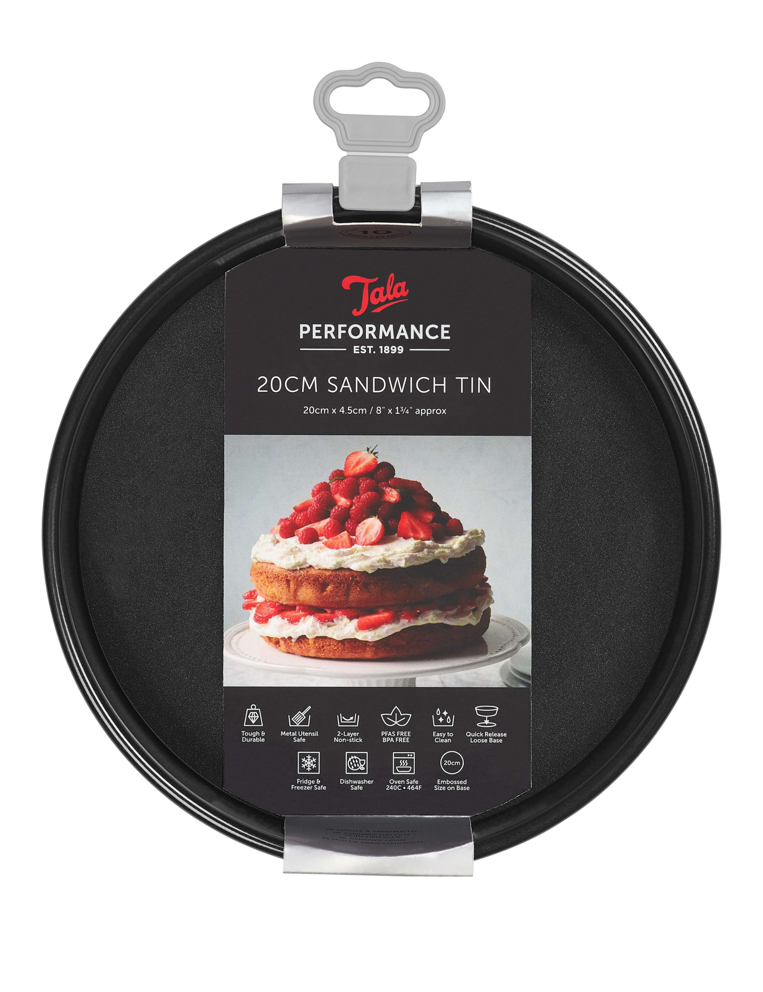 Aluminium 20cm Non Stick Sandwich Cake Pan 6 of 6