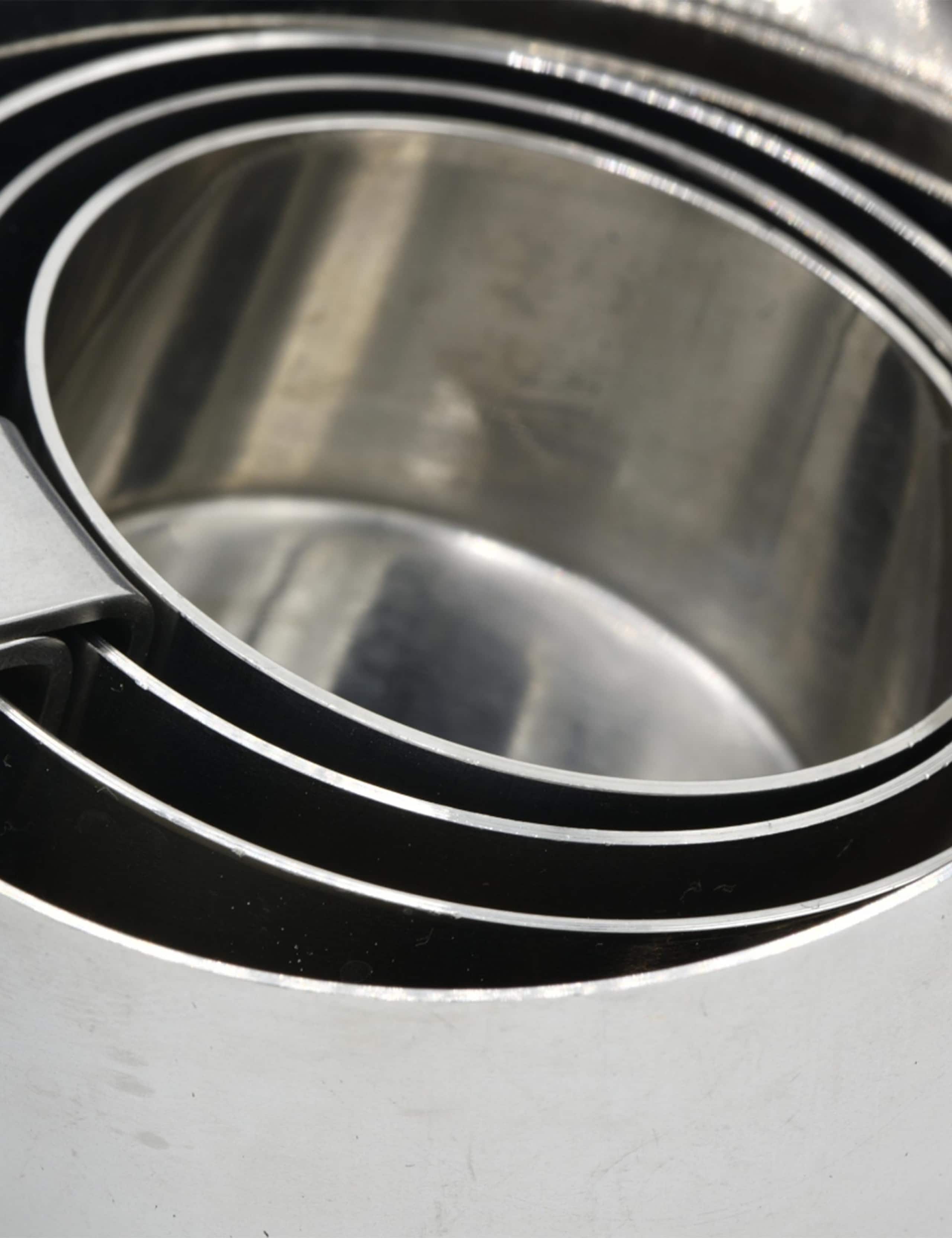 4 Piece Stainless Steel Measuring Cups 2 of 4