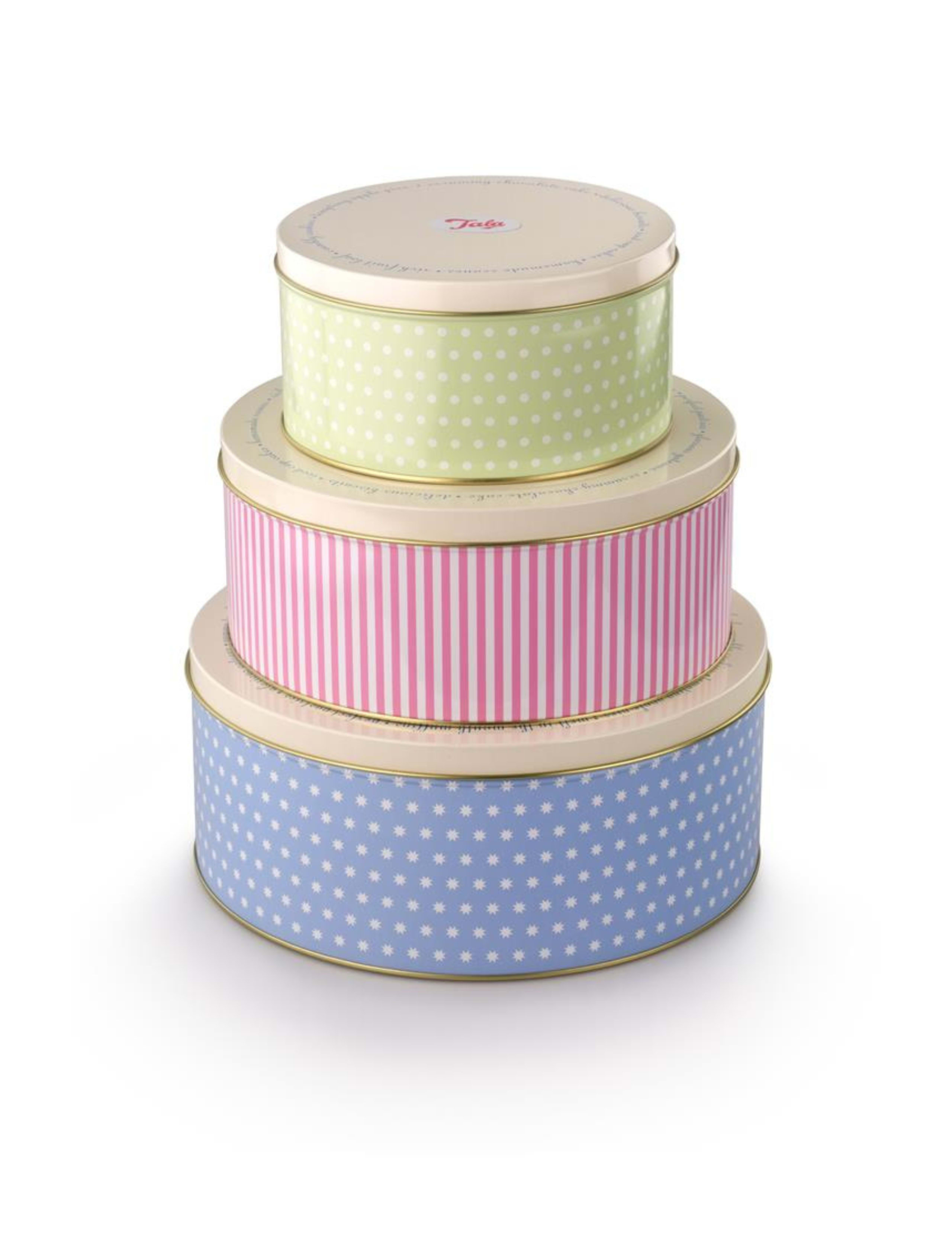 Set of 3 Tala Retro Design Cake Tins 1 of 4