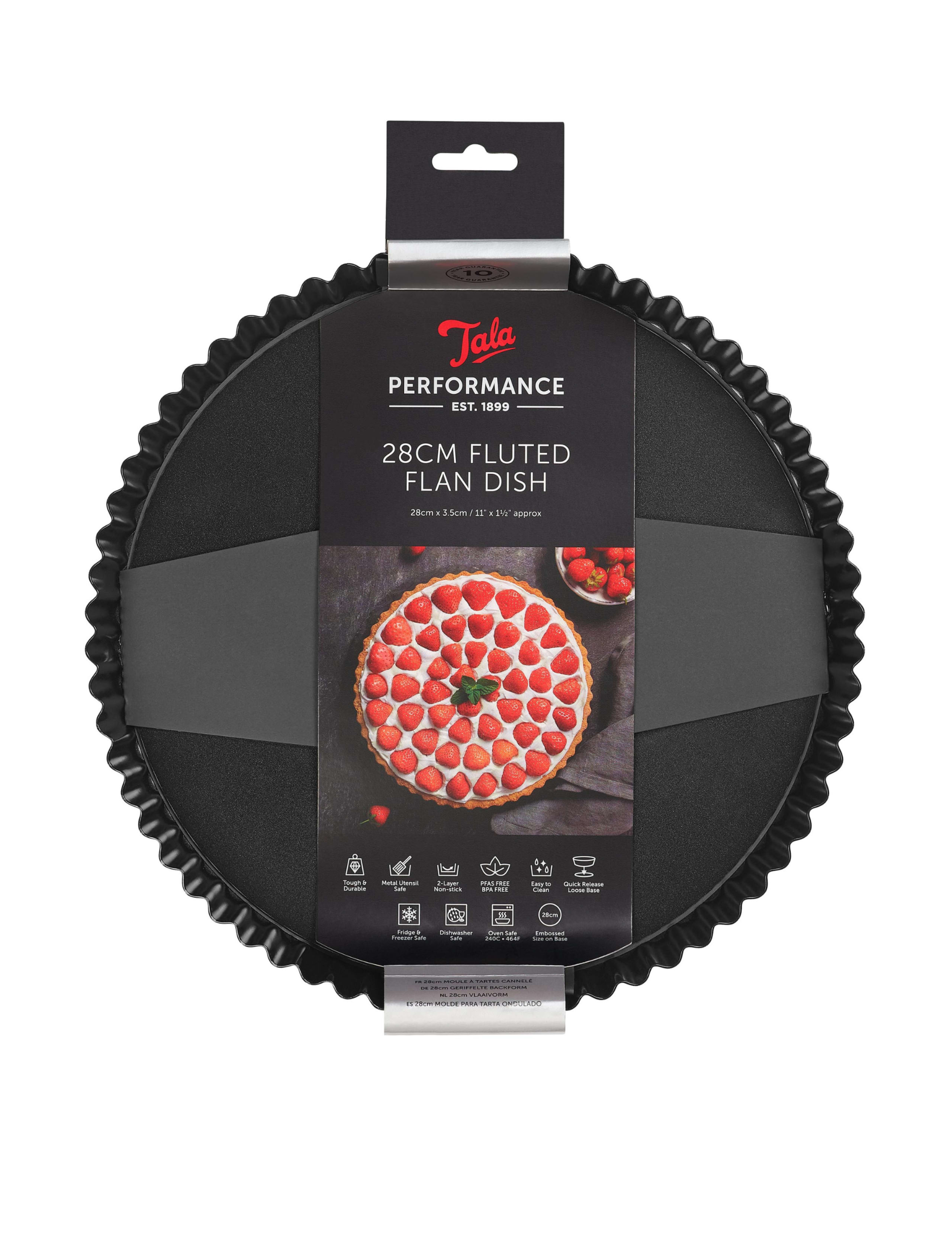 28cm Carbon Steel Fluted Tart Tin 3 of 3