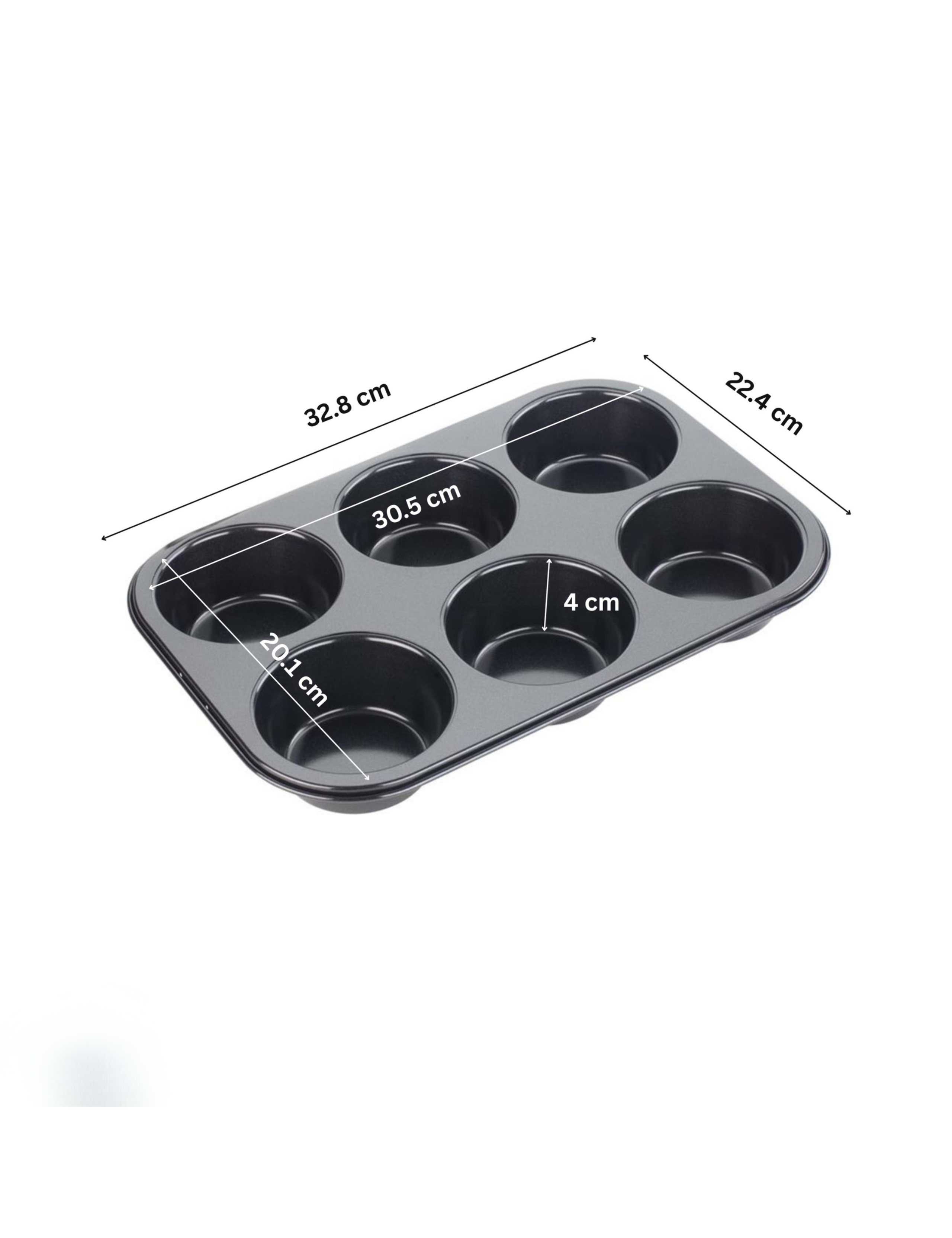 Carbon Steel 6 Cup Muffin Tin 2 of 3