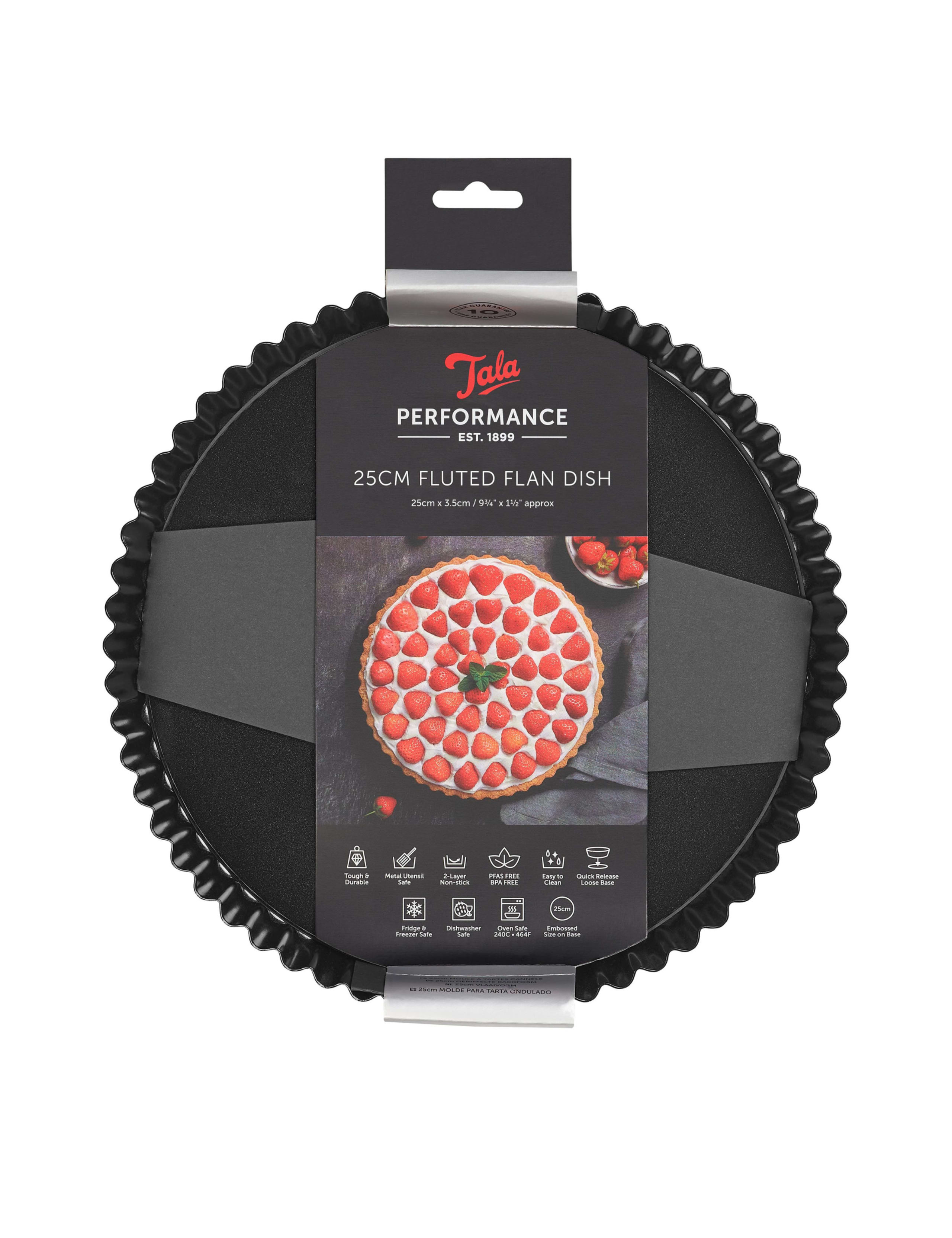 Performance 25cm Non-Stick Fluted Tart Tin 4 of 4