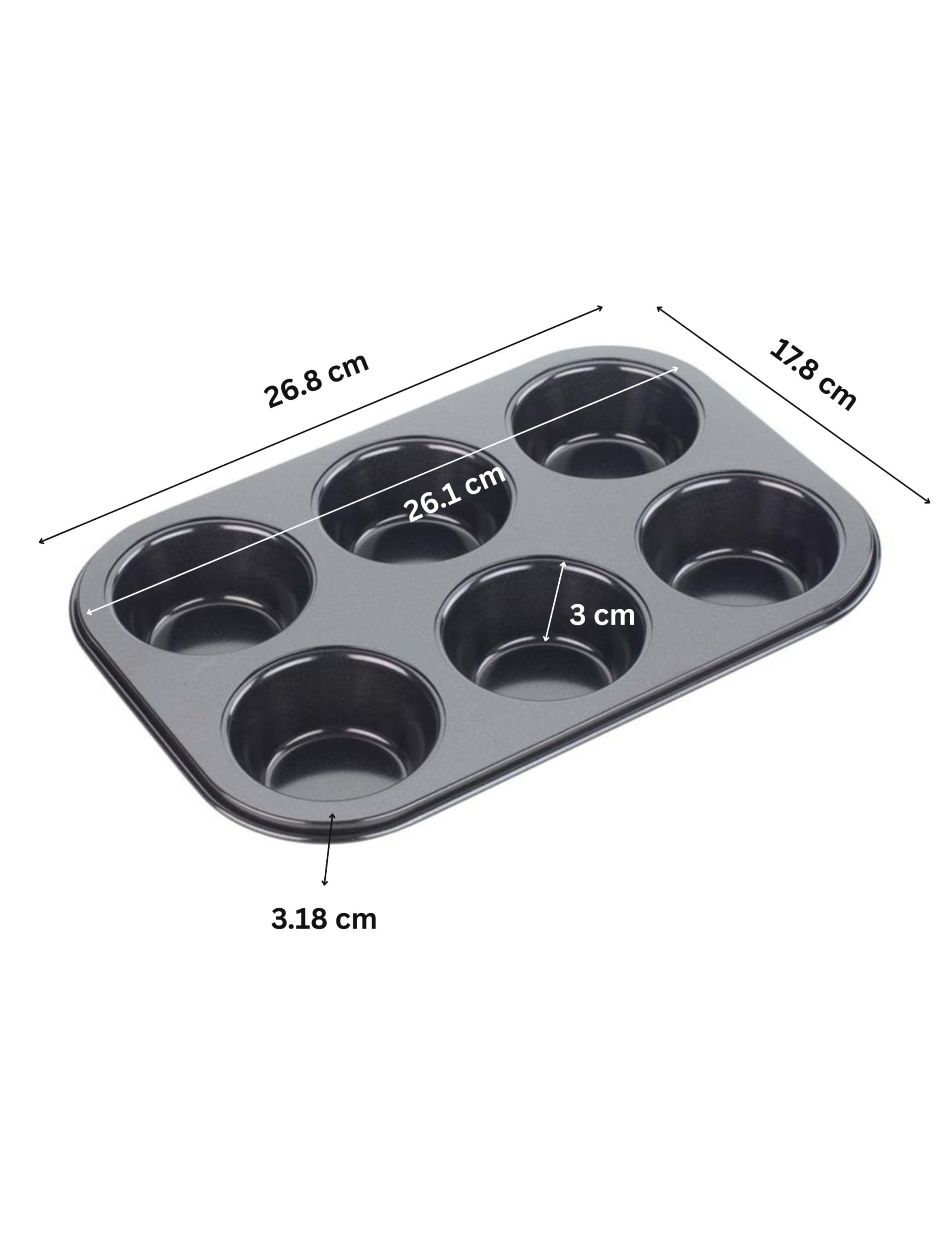 Performance 6 Cup Non-Stick Muffin Pan 3 of 4