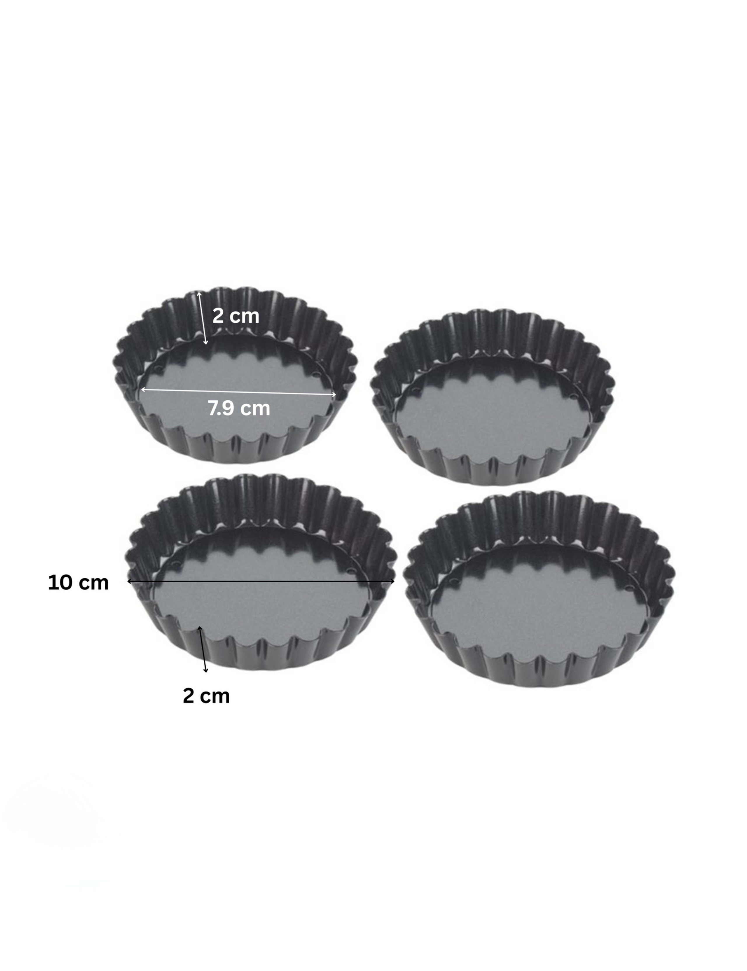 Set of 4 Performance 10cm Non-Stick Tartlet Tins 3 of 4