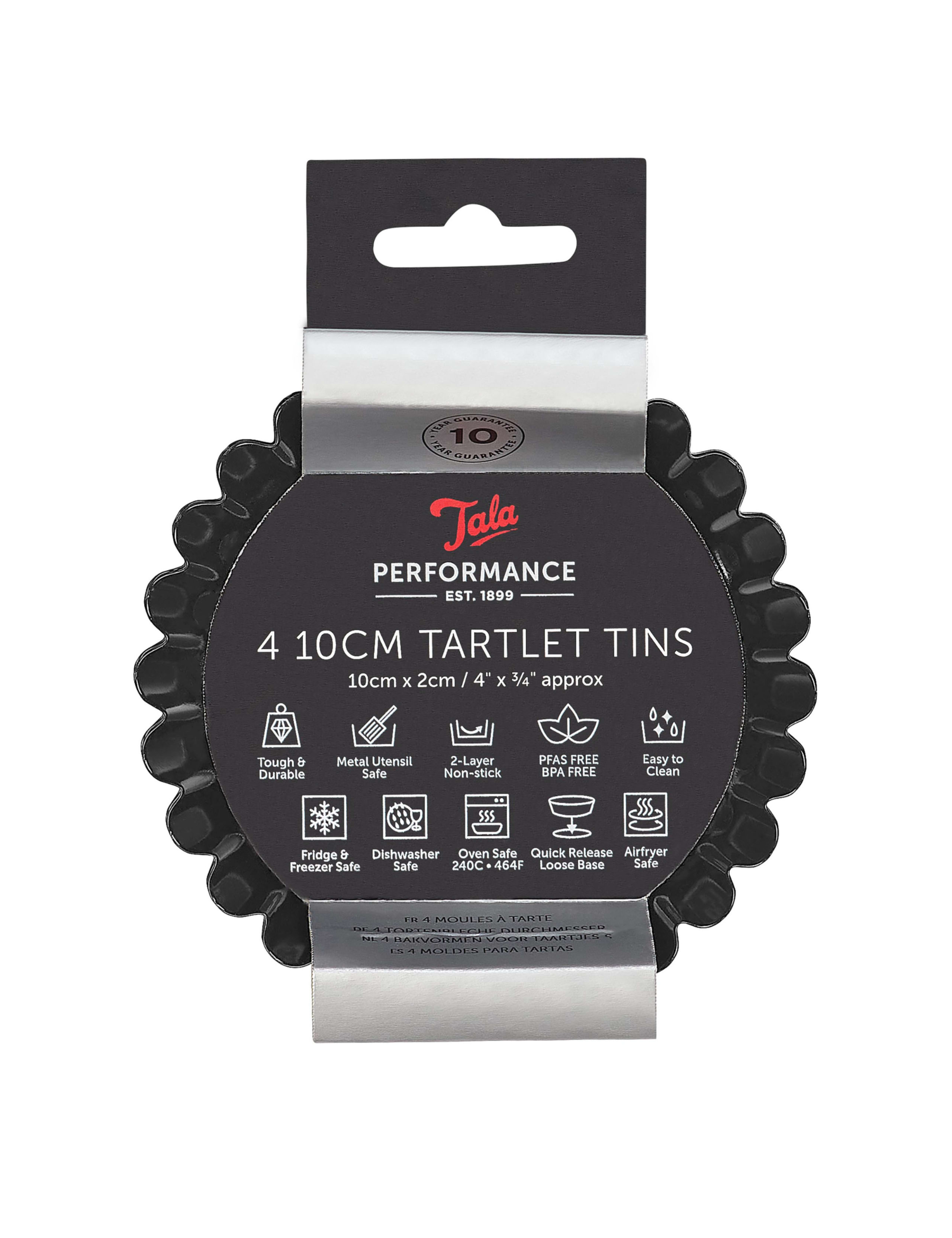 Set of 4 Performance 10cm Non-Stick Tartlet Tins 4 of 4