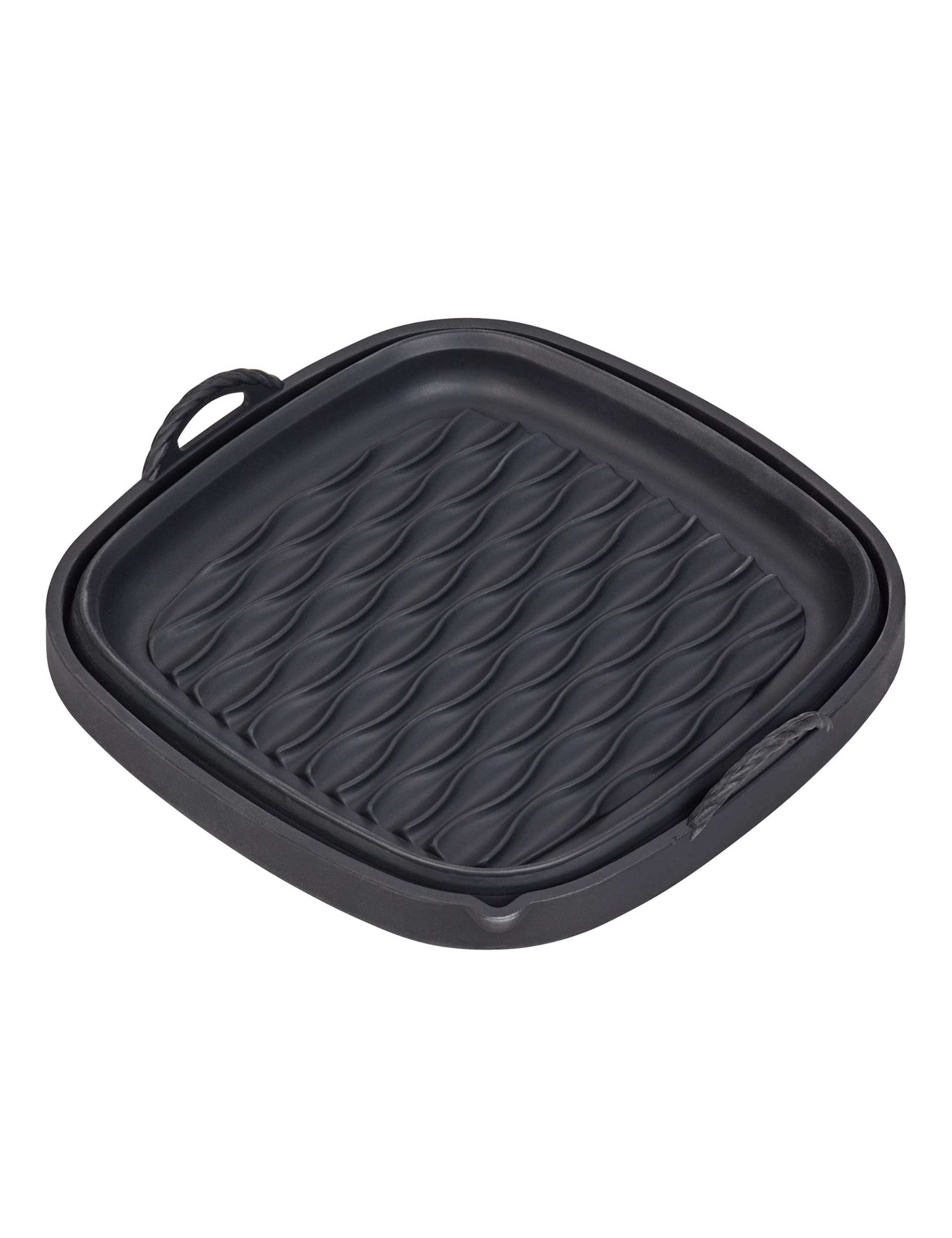 Set of 2 Square Silicone 21cm Air Fryer Liners 2 of 5