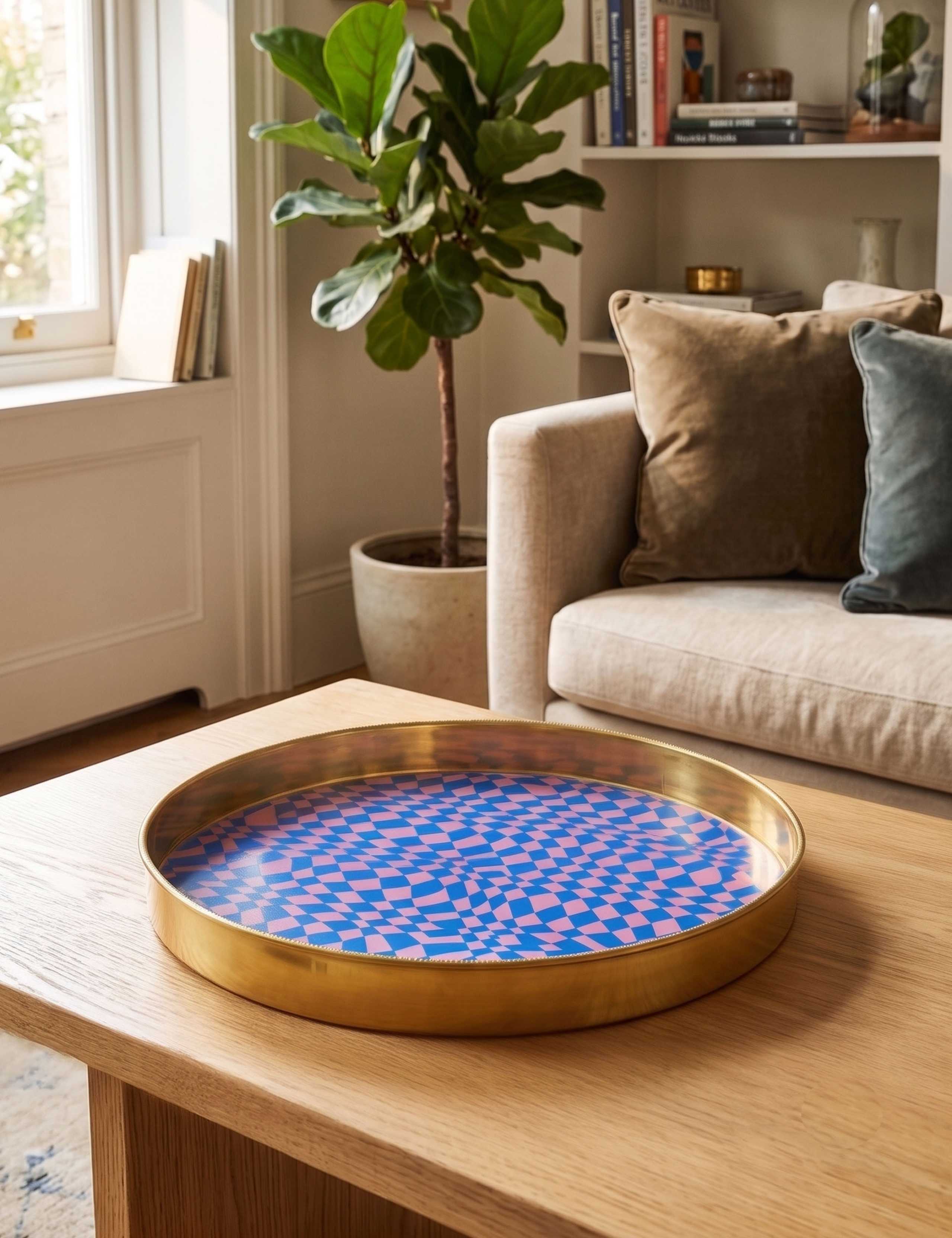 Electric Coast Checkerboard Tray 3 of 4