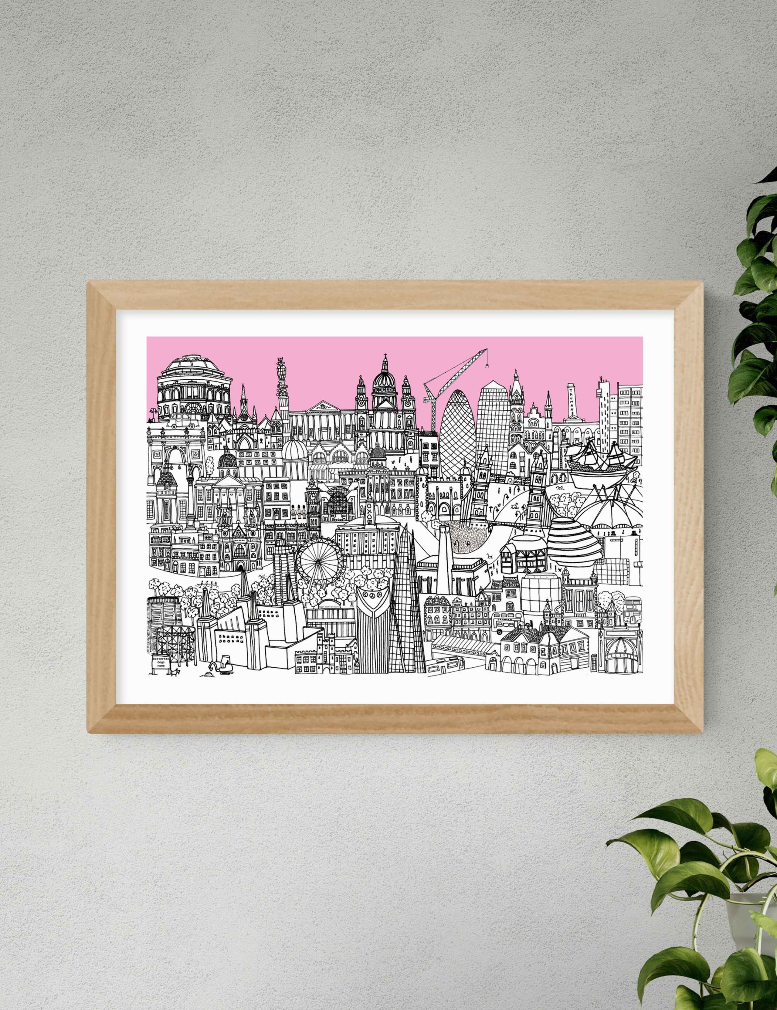 London Jungle Framed Art Print 2 of 3