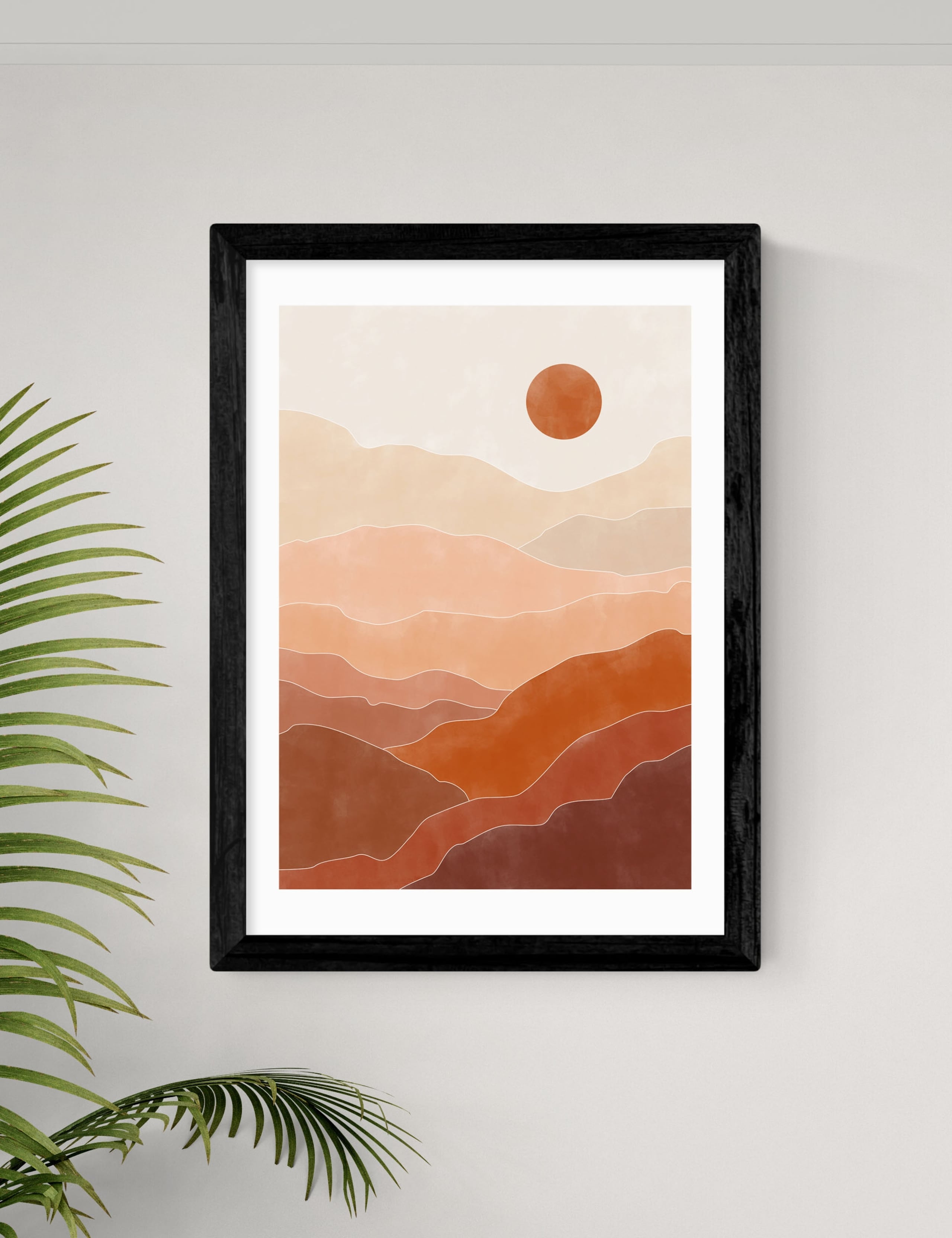 Terracotta Landscape Framed Art Print 2 of 2