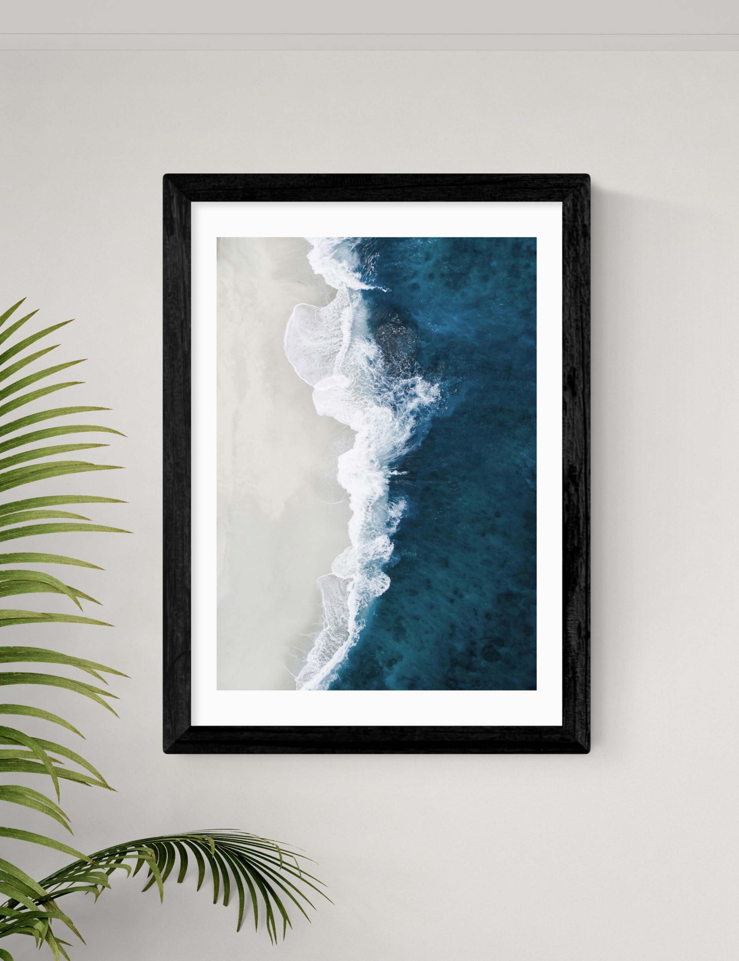 Ocean Aerial Framed Art Print 2 of 2