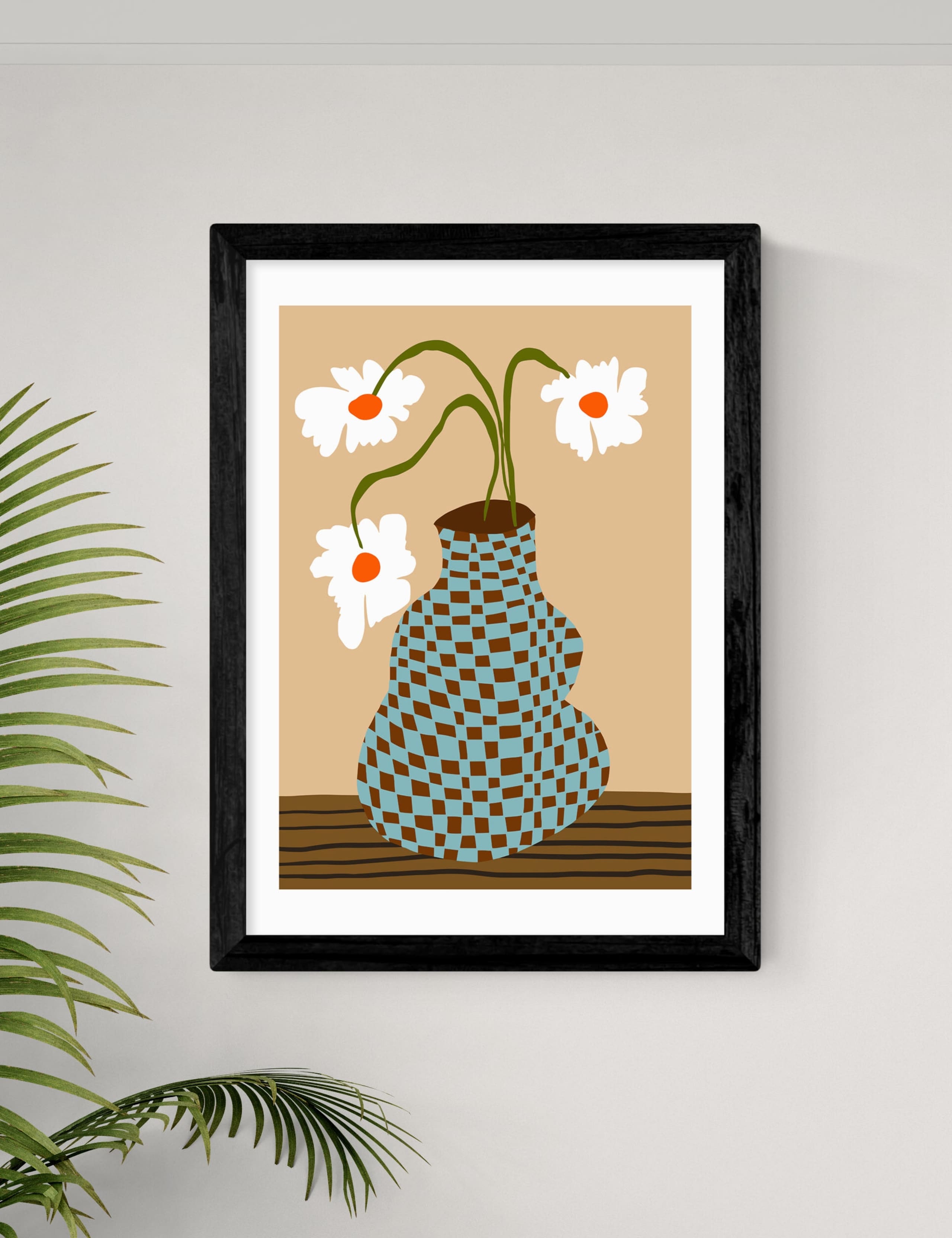 Party Floral Pottery Framed Art Print 2 of 2