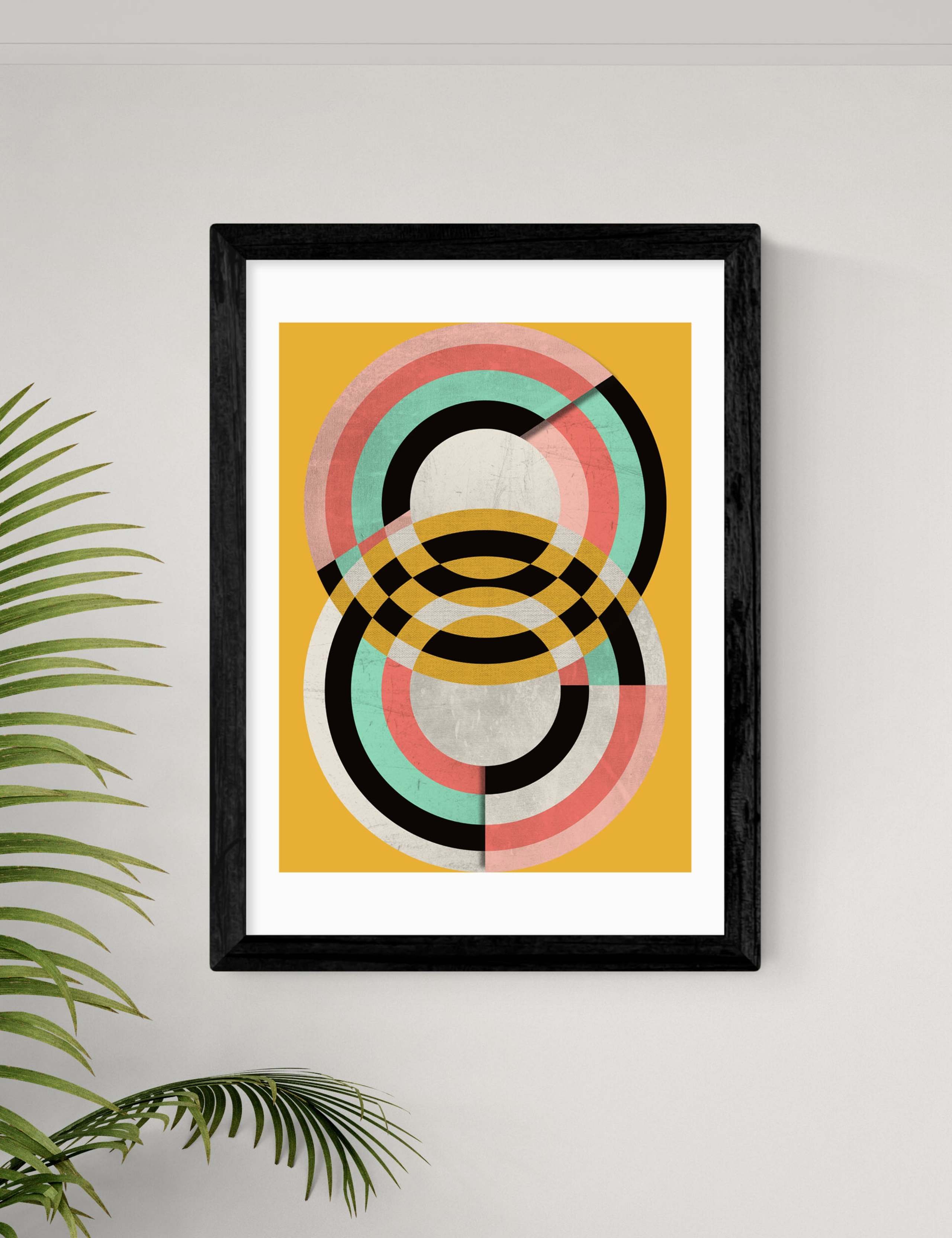 Graphic 7 Abstract Framed Art 2 of 2