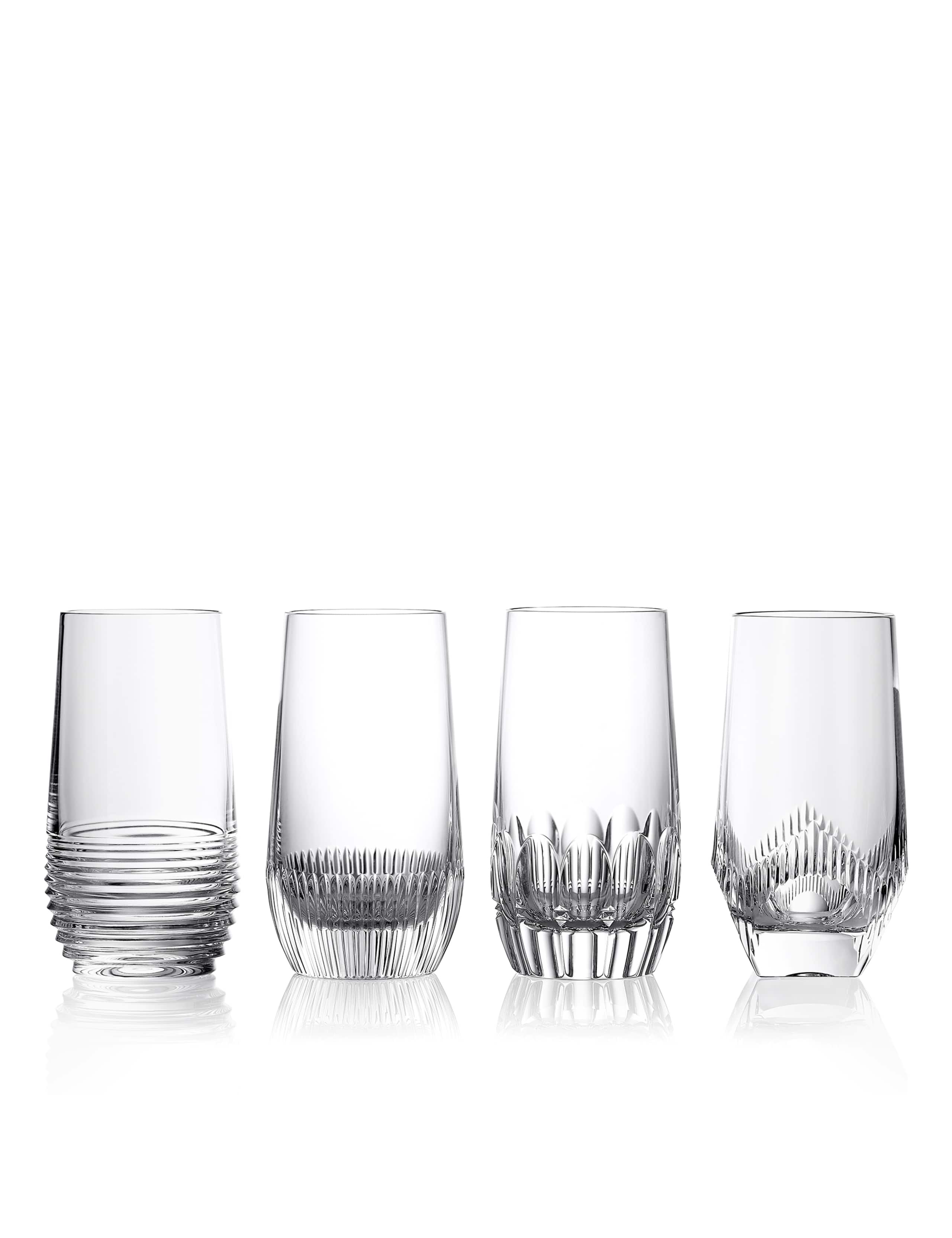 Set of 4 Mixology Crystal Hi Ball Glasses 2 of 4