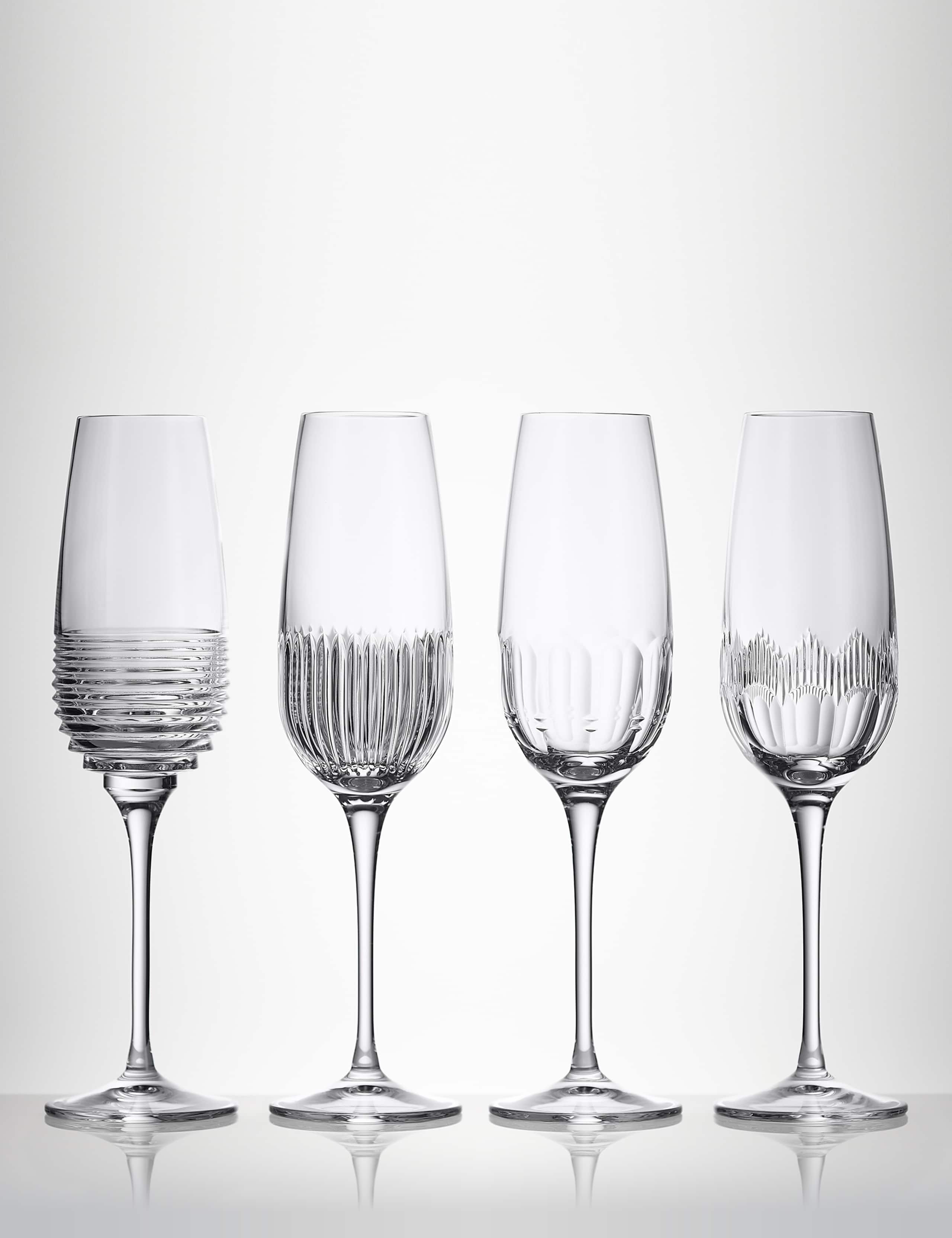 Set of 4 Mixology Champagne Flutes 1 of 4