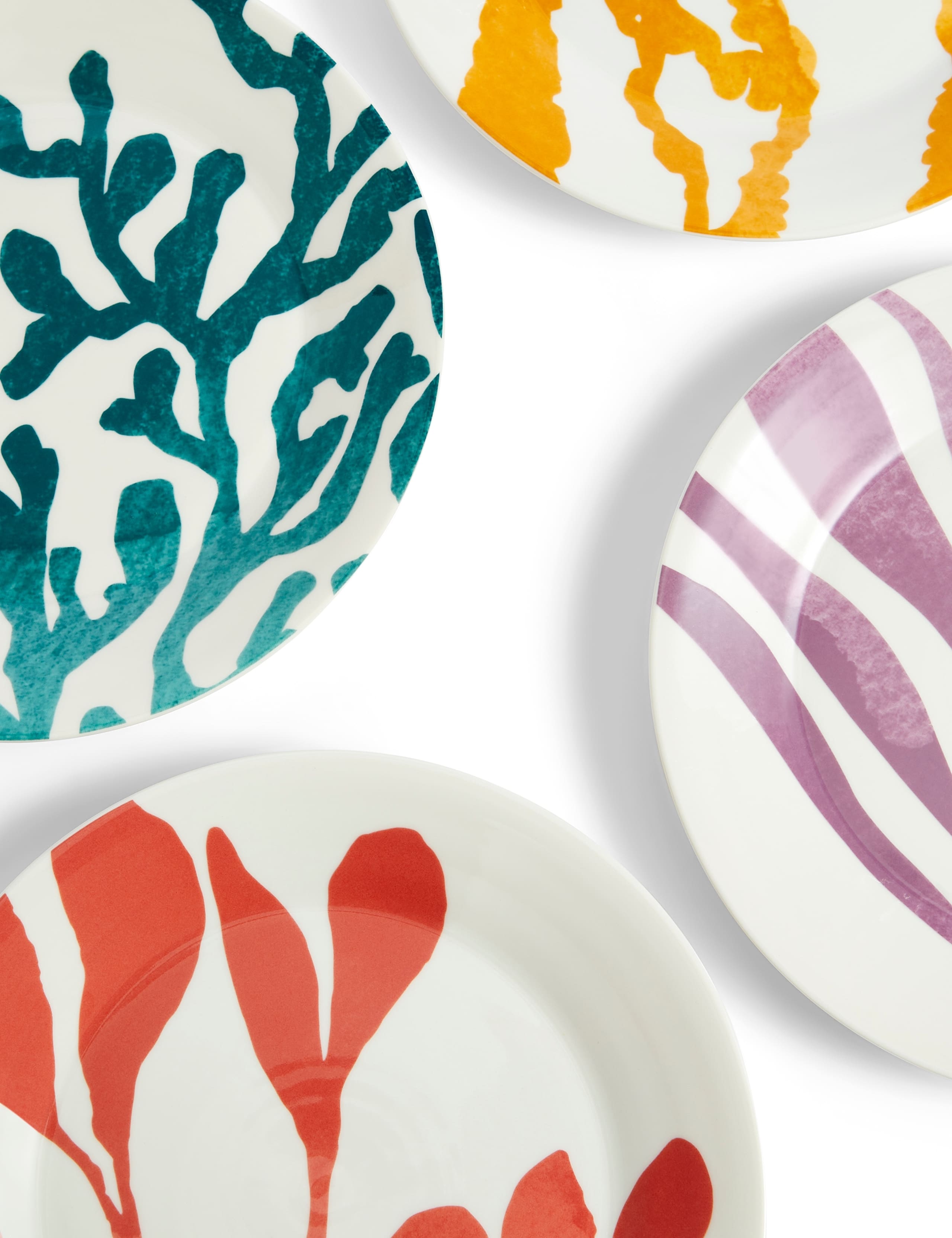 Set of 4 1815 Bright Porcelain Dinner Plates 2 of 5