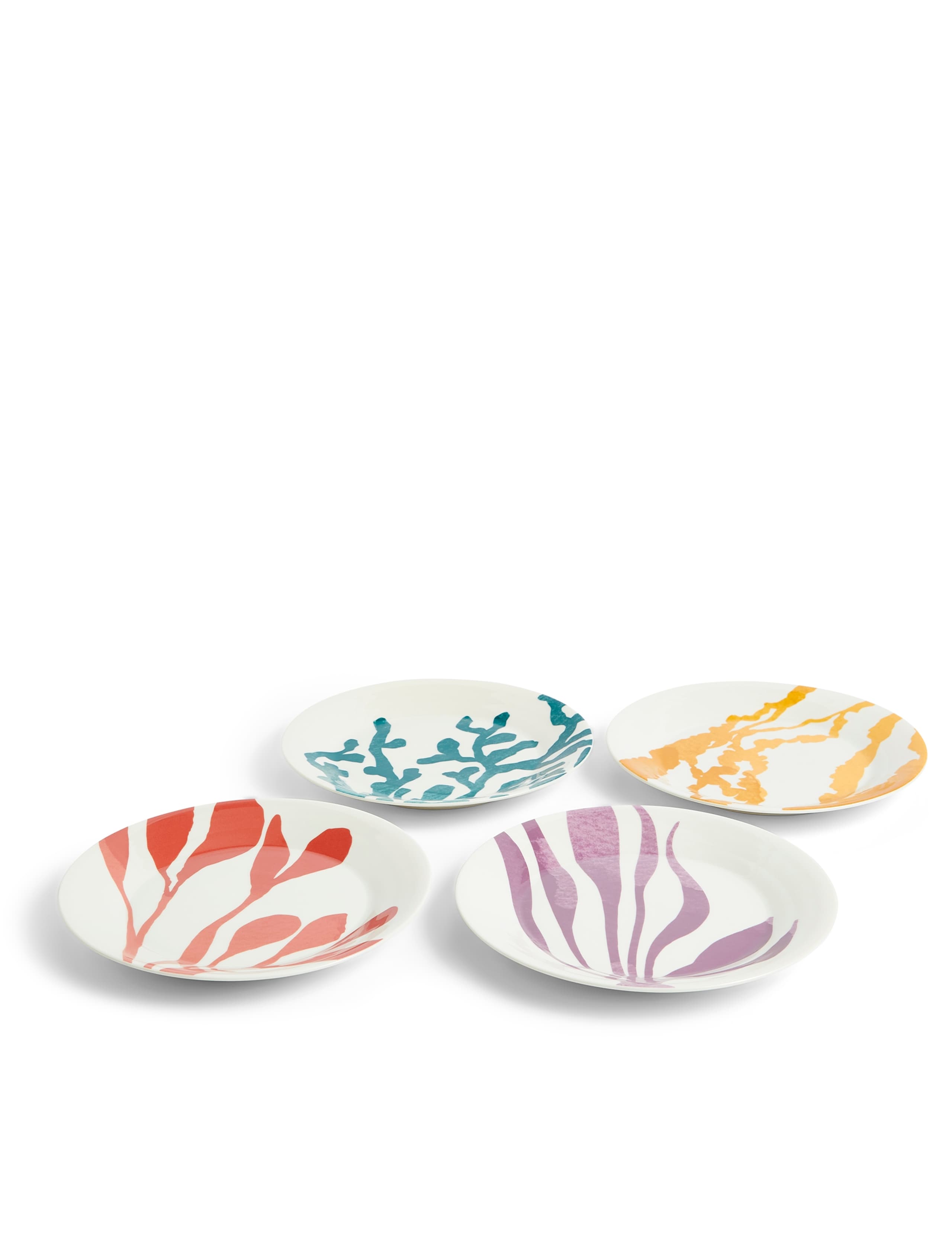 Set of 4 1815 Bright Porcelain Dinner Plates 3 of 5