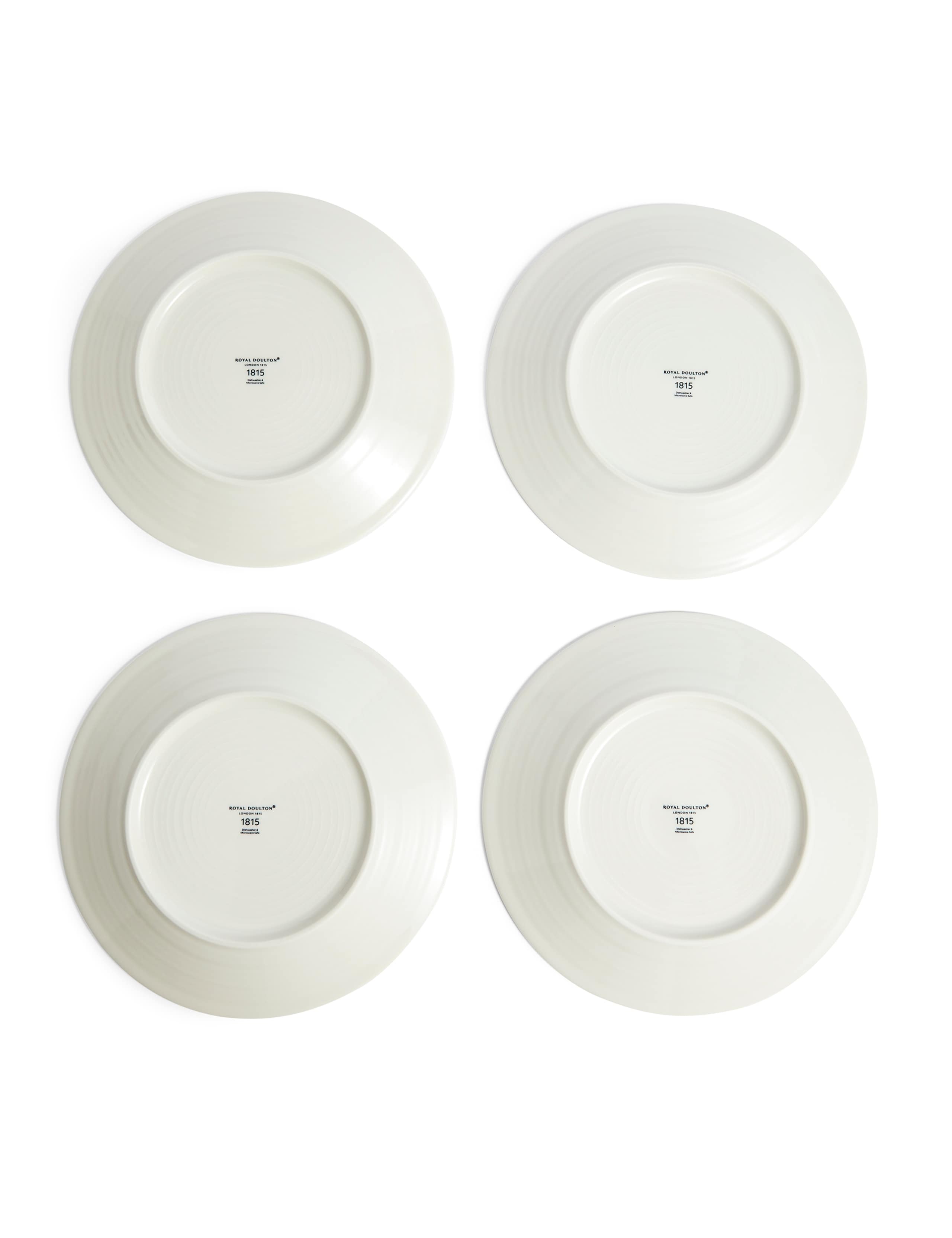 Set of 4 1815 Bright Porcelain Dinner Plates 4 of 5