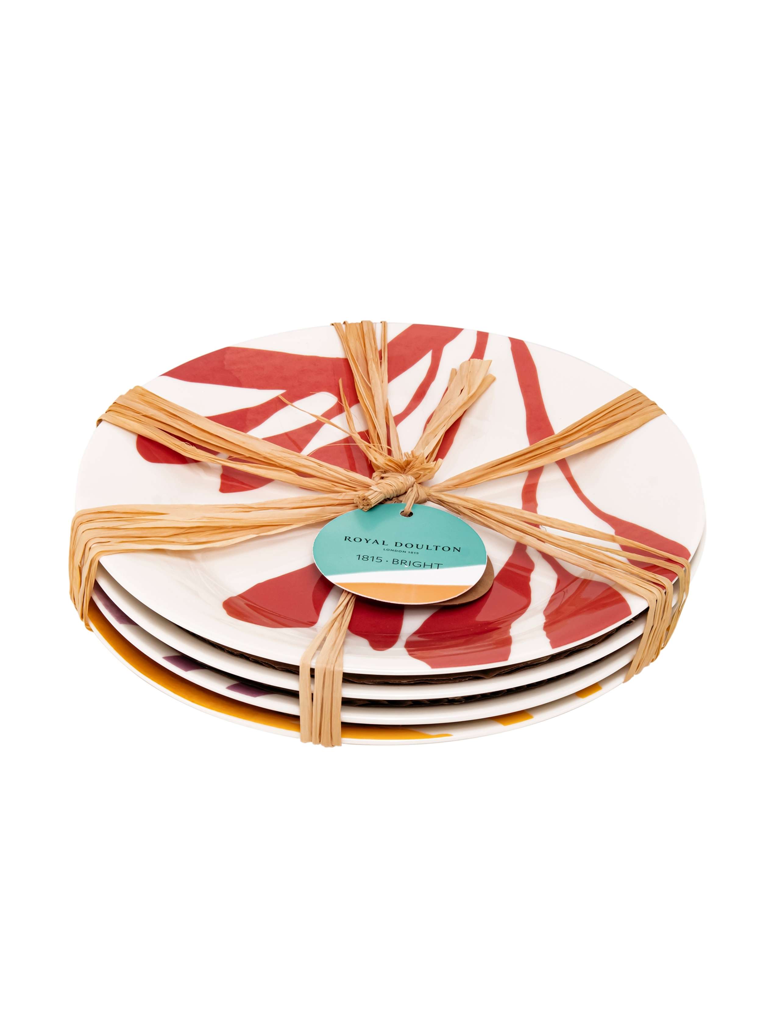 Set of 4 1815 Bright Porcelain Dinner Plates 5 of 5