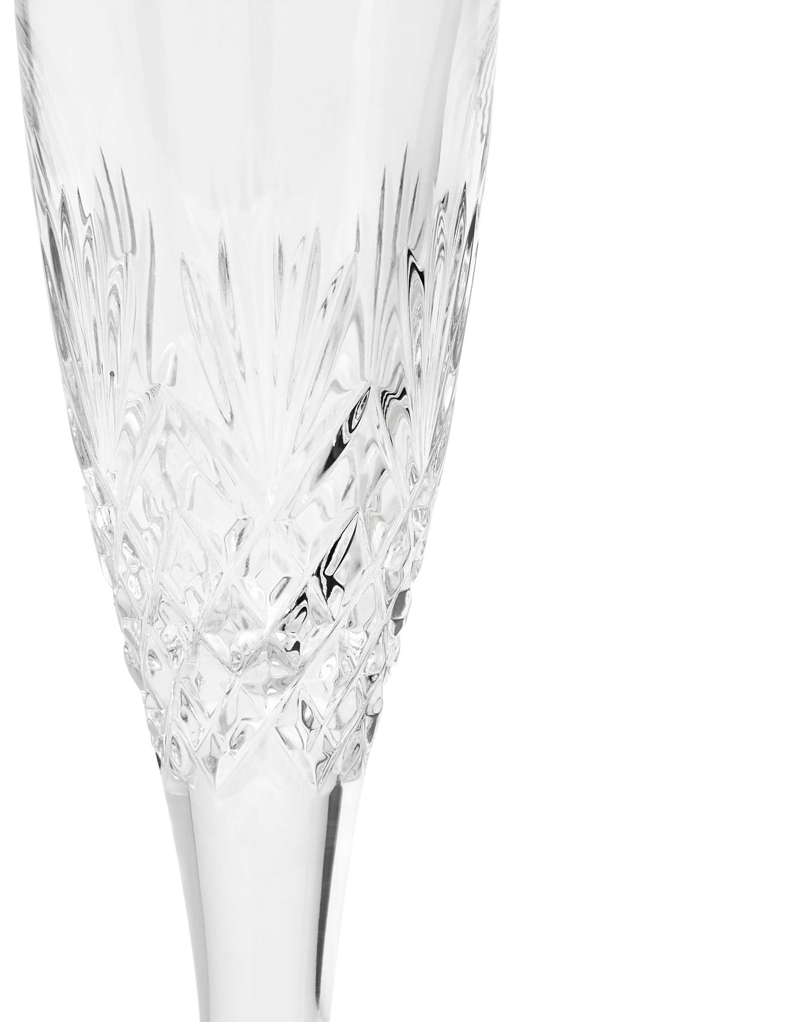 Set of 4 Crystal Champagne Flutes 3 of 5