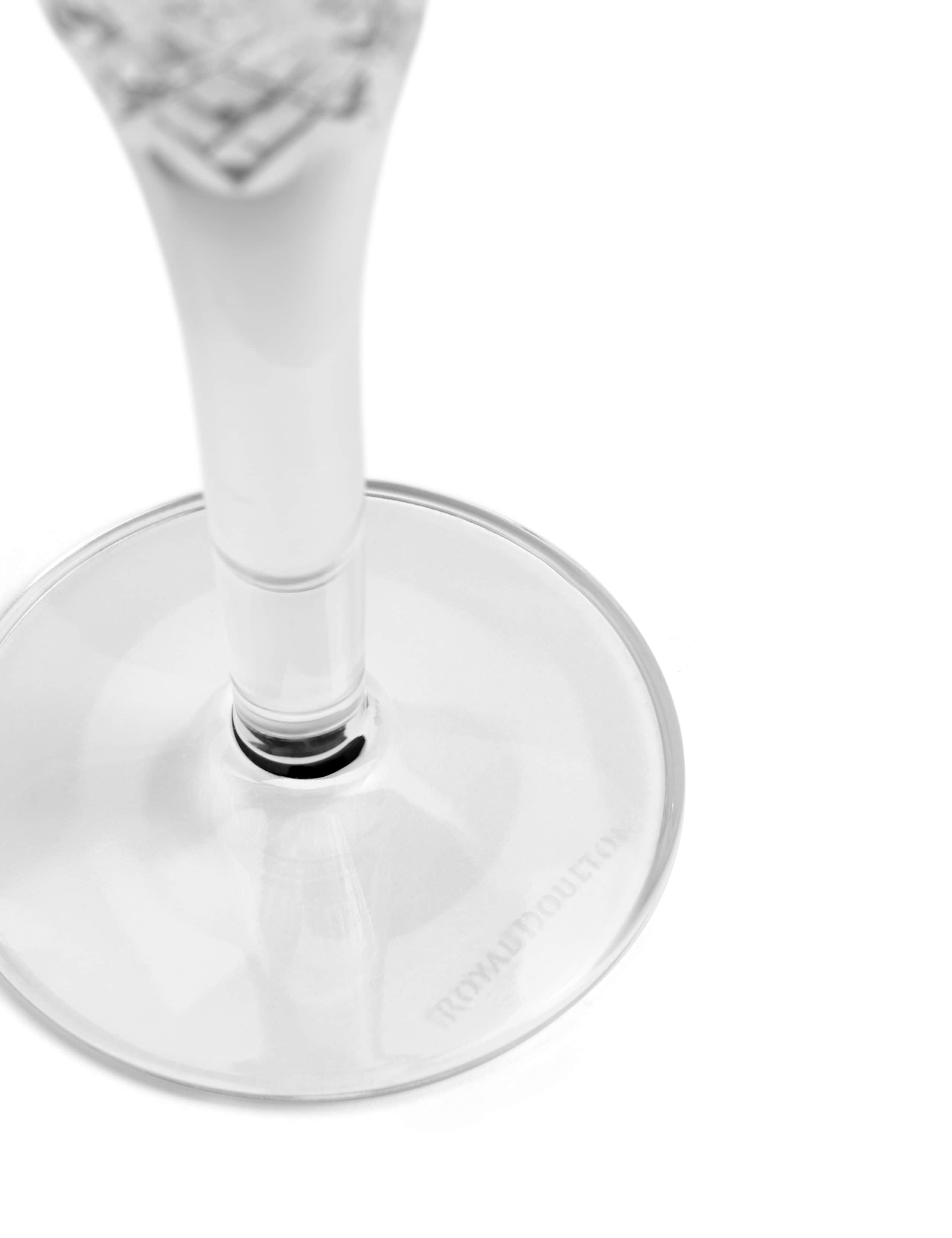 Set of 4 Crystal Champagne Flutes 4 of 5