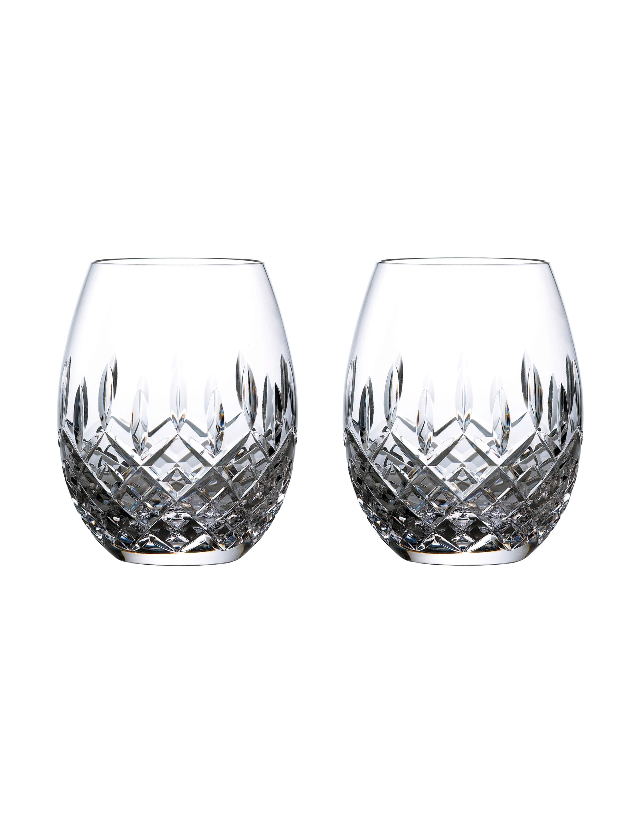 Set of 2 Ashmere Crystal Rum Glasses 1 of 3