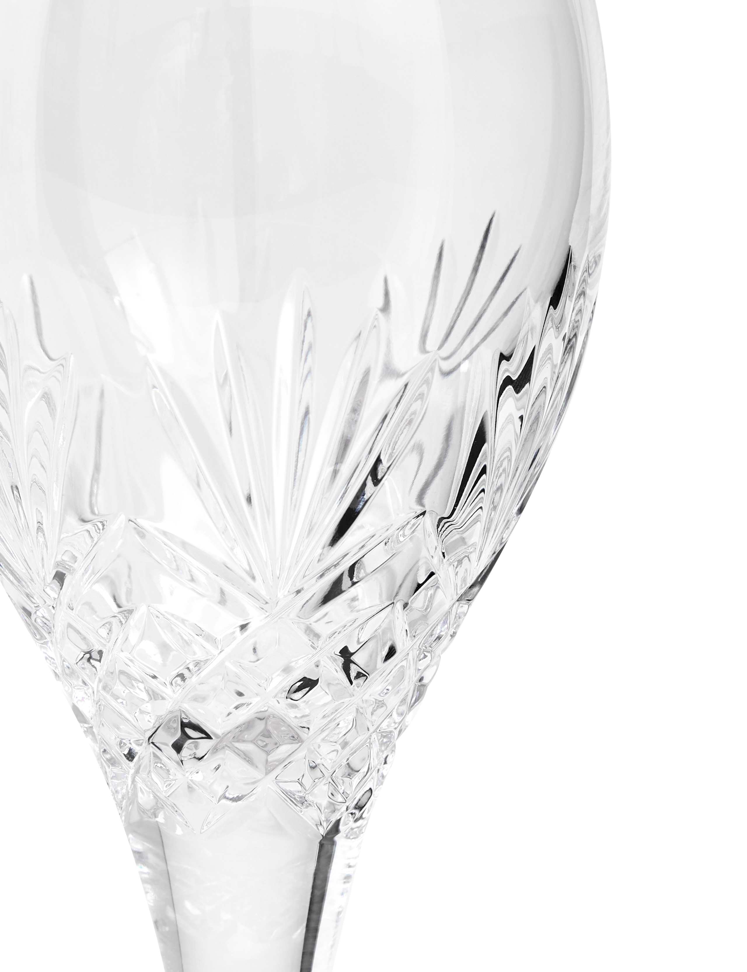 Set of 4 Crystal Red Wine Glasses 3 of 5