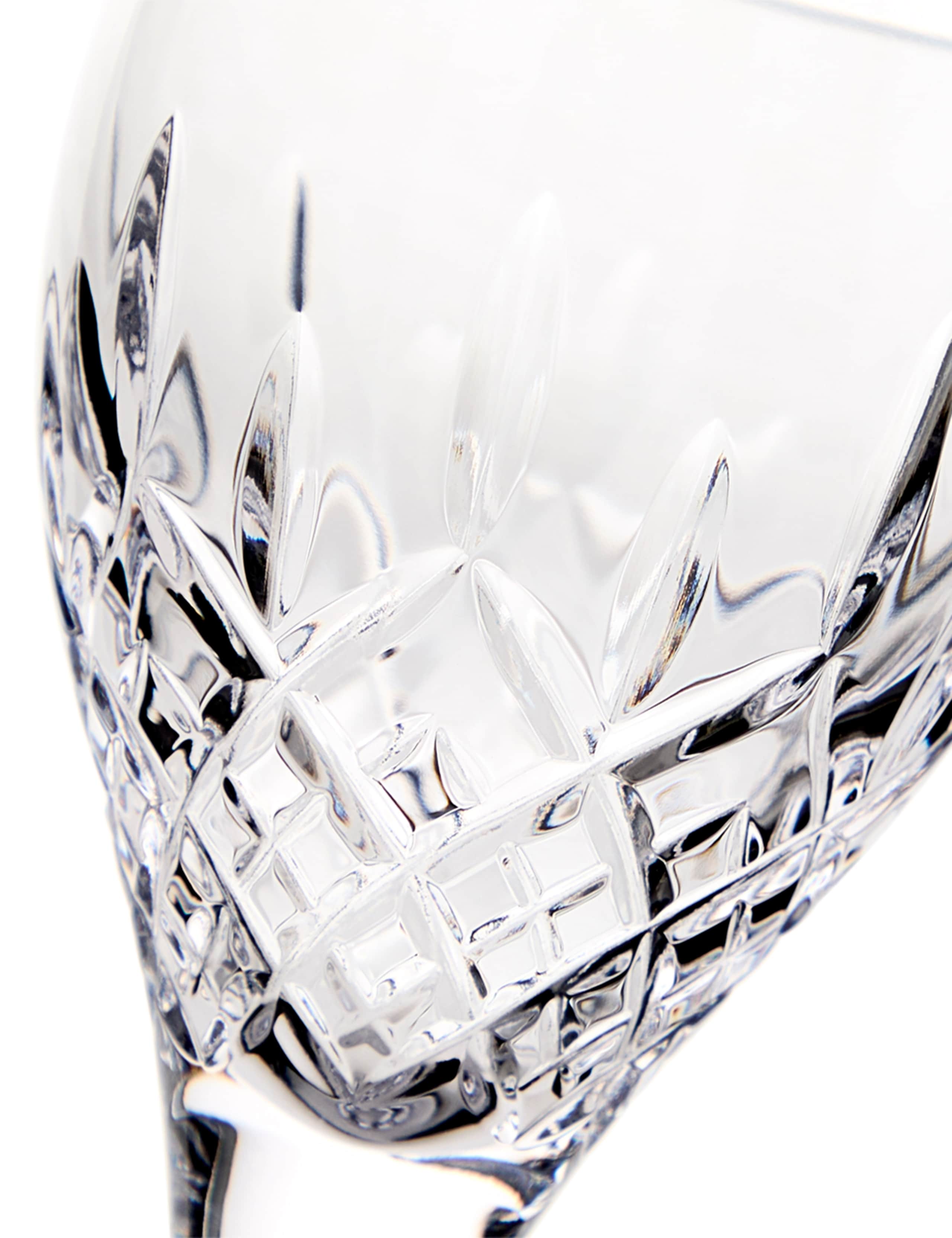 Set of 2 Ashmere Crystal Wine Glasses 2 of 4