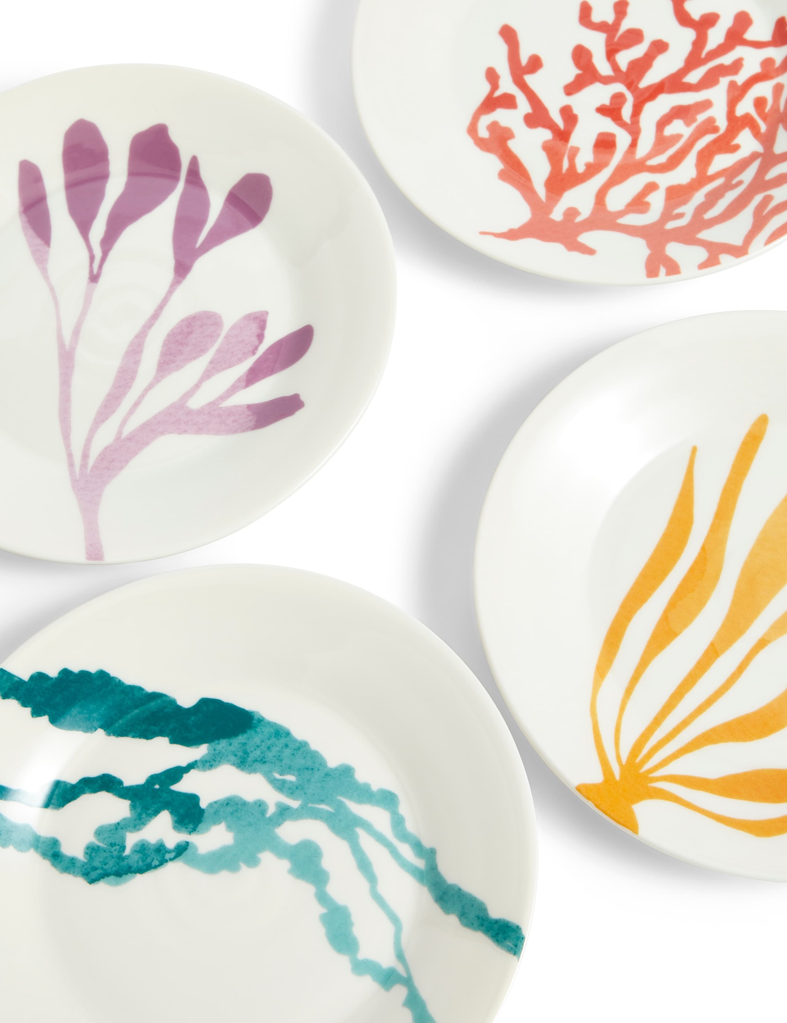 Set of 4 Bright Side Plates 2 of 5