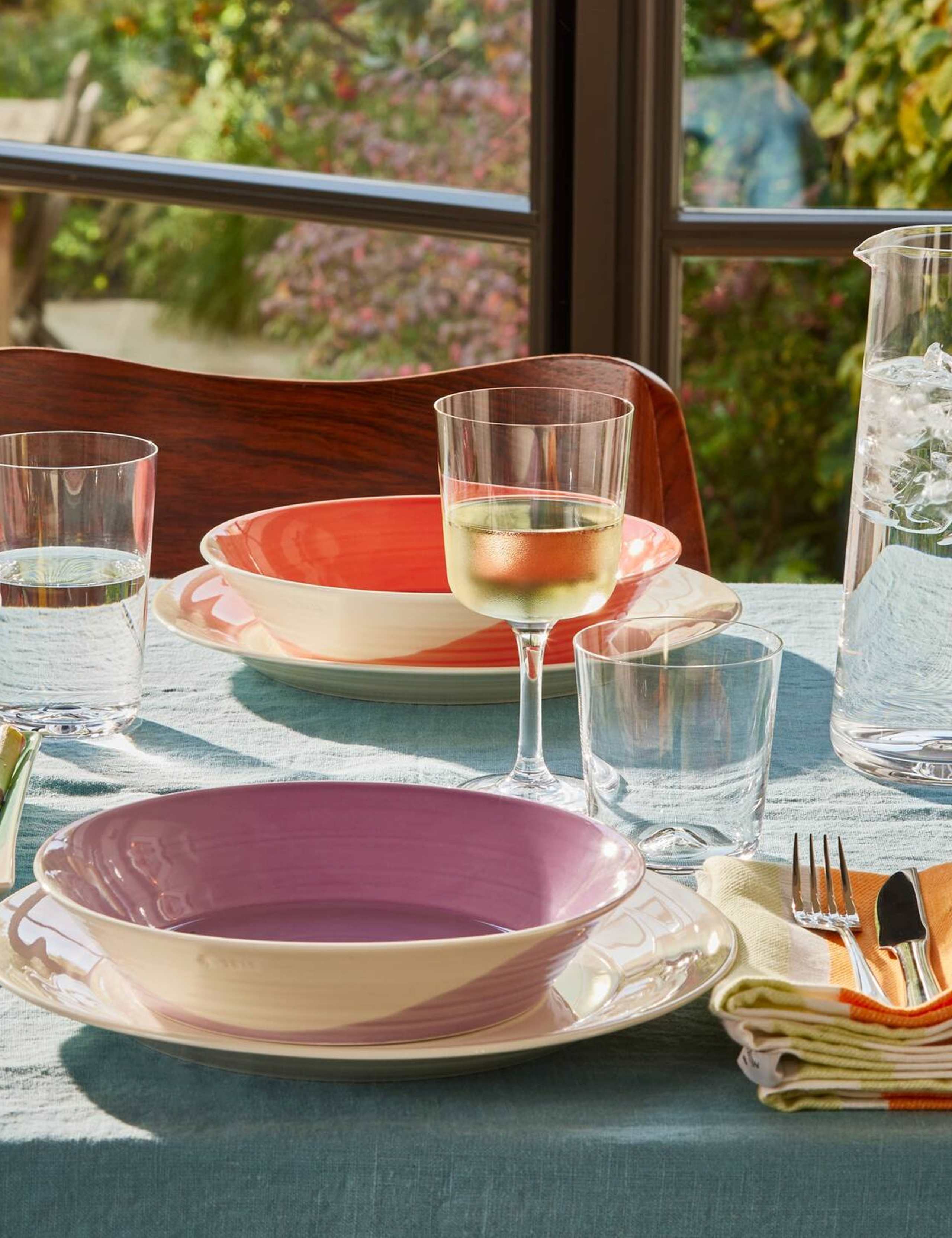 Set of 4 Bright Pasta Bowls 2 of 3