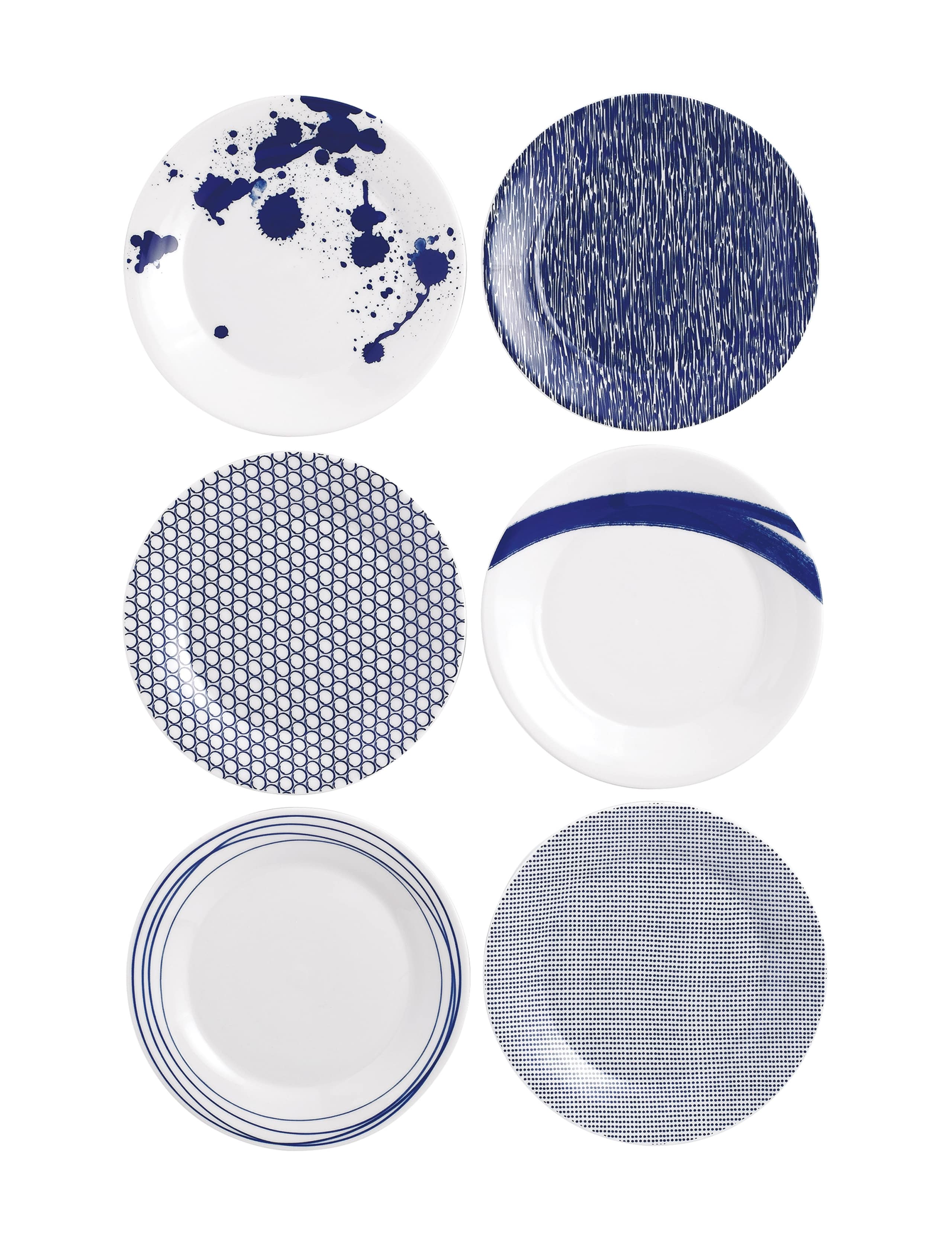 Set of 6 Pacific Dinner Plates 2 of 3