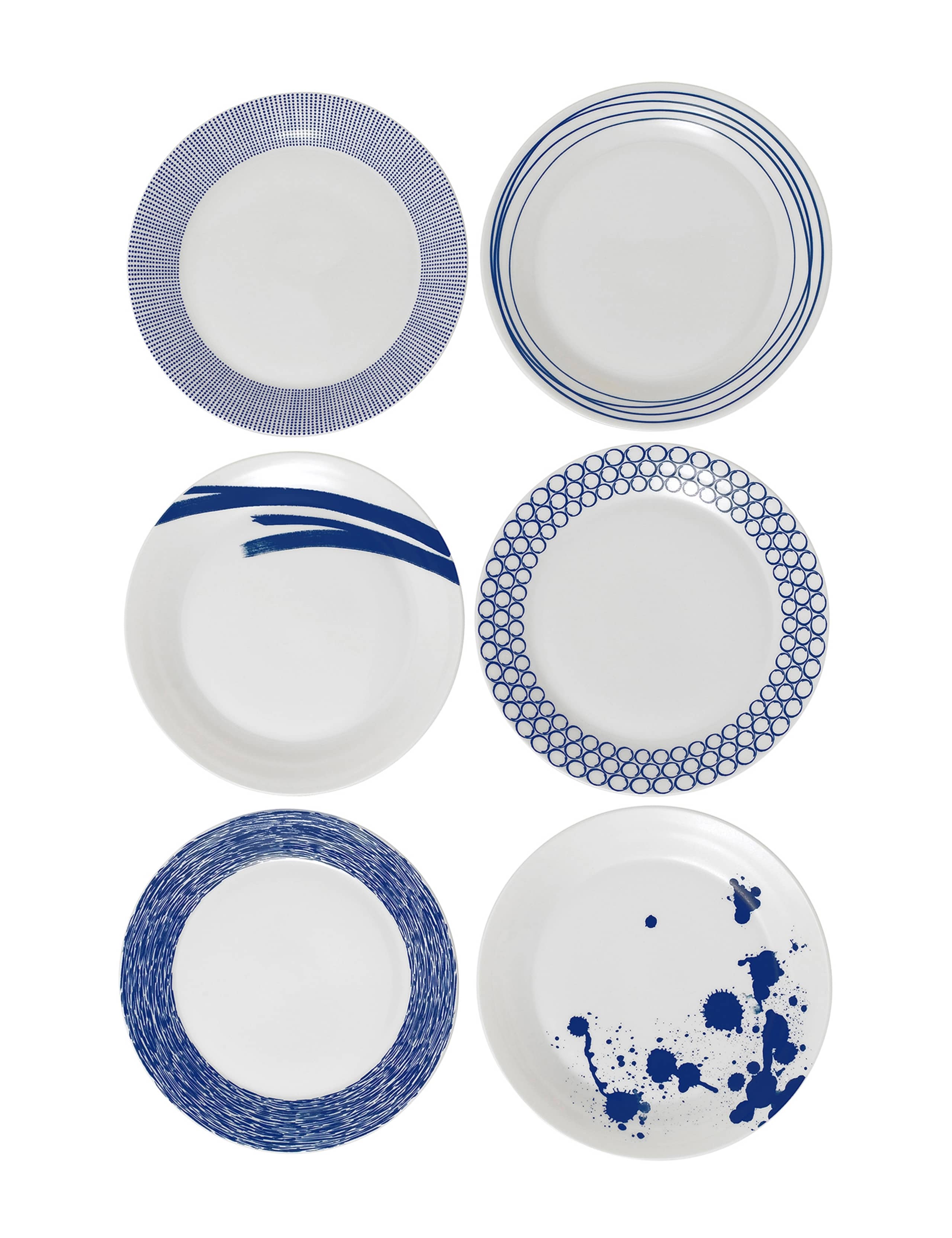 Set of 6 Pacific Dinner Plates 2 of 3
