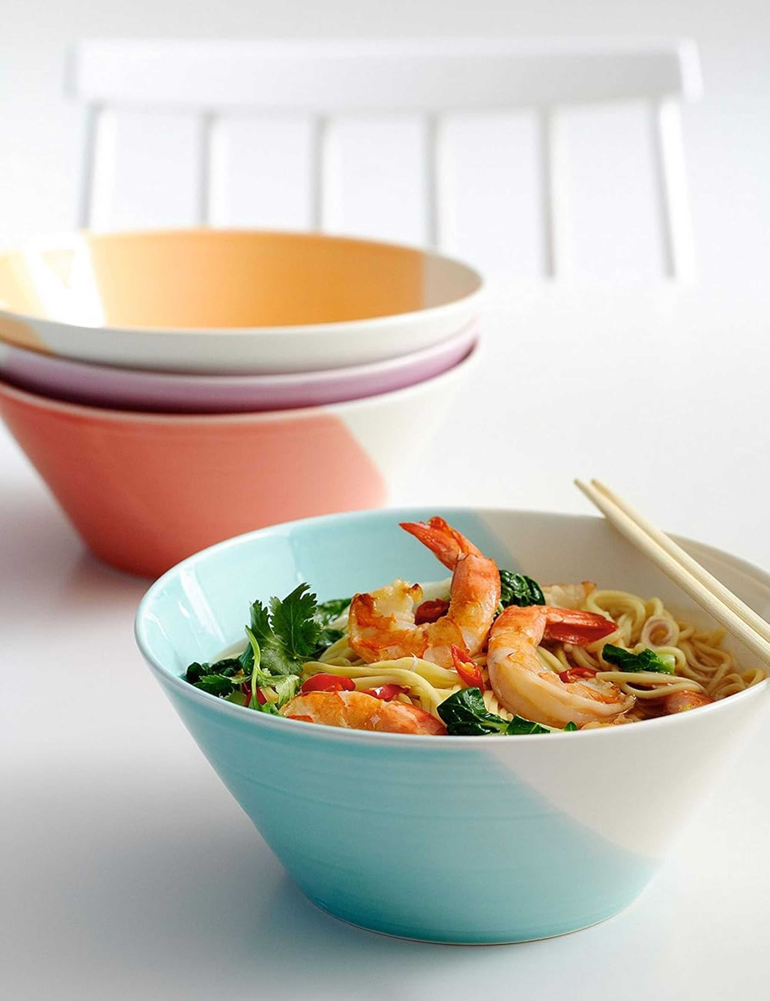 Set of 4 Bright Noodle Bowls 2 of 3