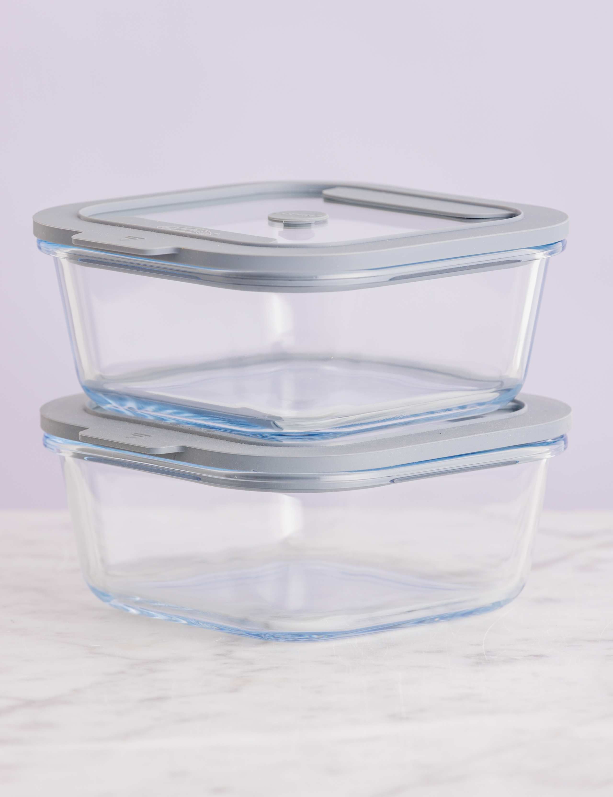 Set of 2 Square 0.8L Kilner Storage Boxes 3 of 6