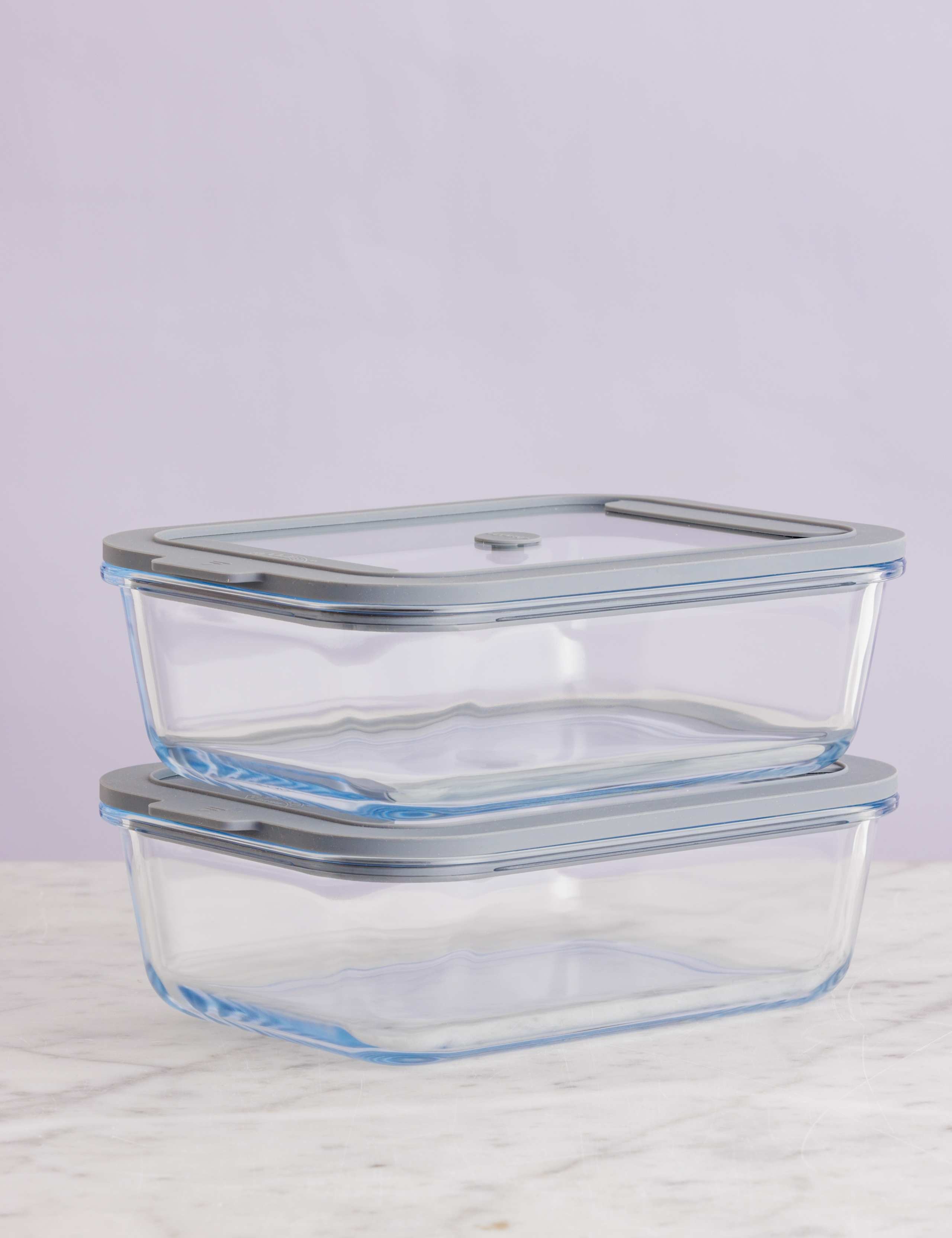 Set of 2 Rectangular 1.5L Storage Boxes 3 of 5