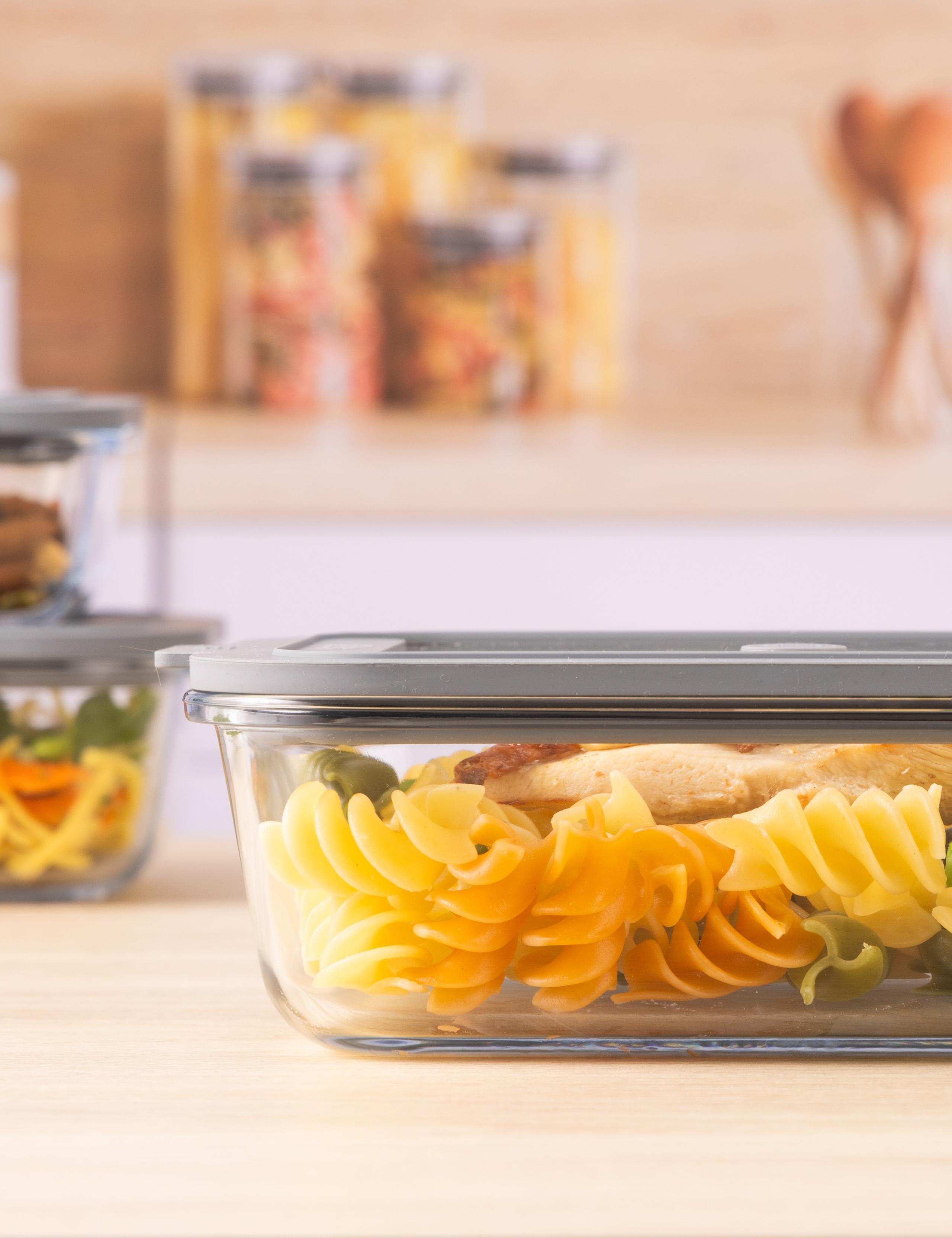 Set of 2 Rectangular 1.5L Storage Boxes 4 of 5