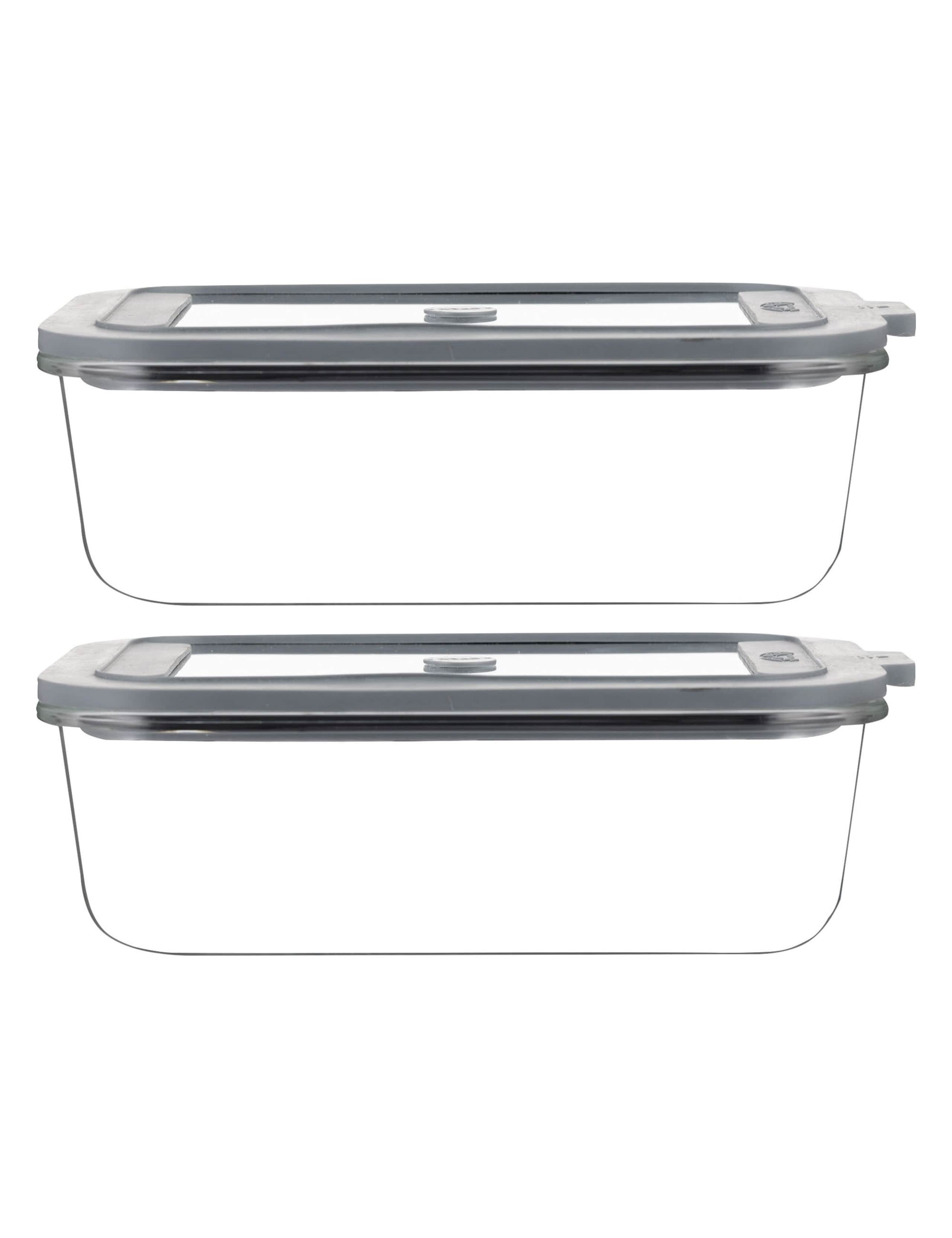 Set of 2 Rectangular 1.5L Storage Boxes 2 of 5