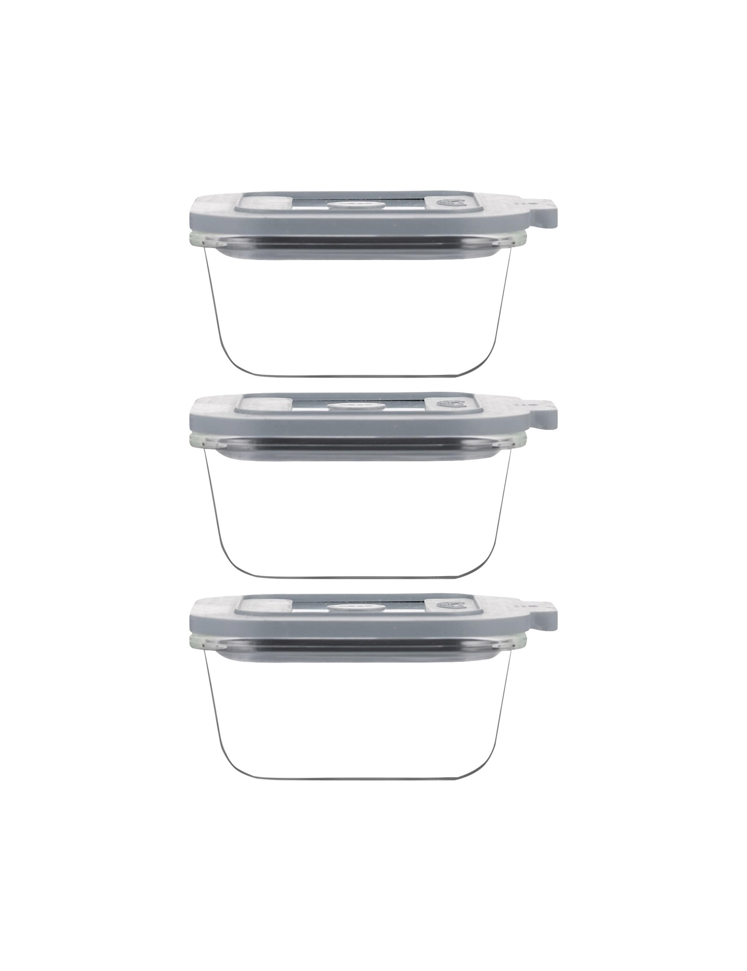 Set of 3 0.31L Square Fresh Storage Boxes 2 of 5