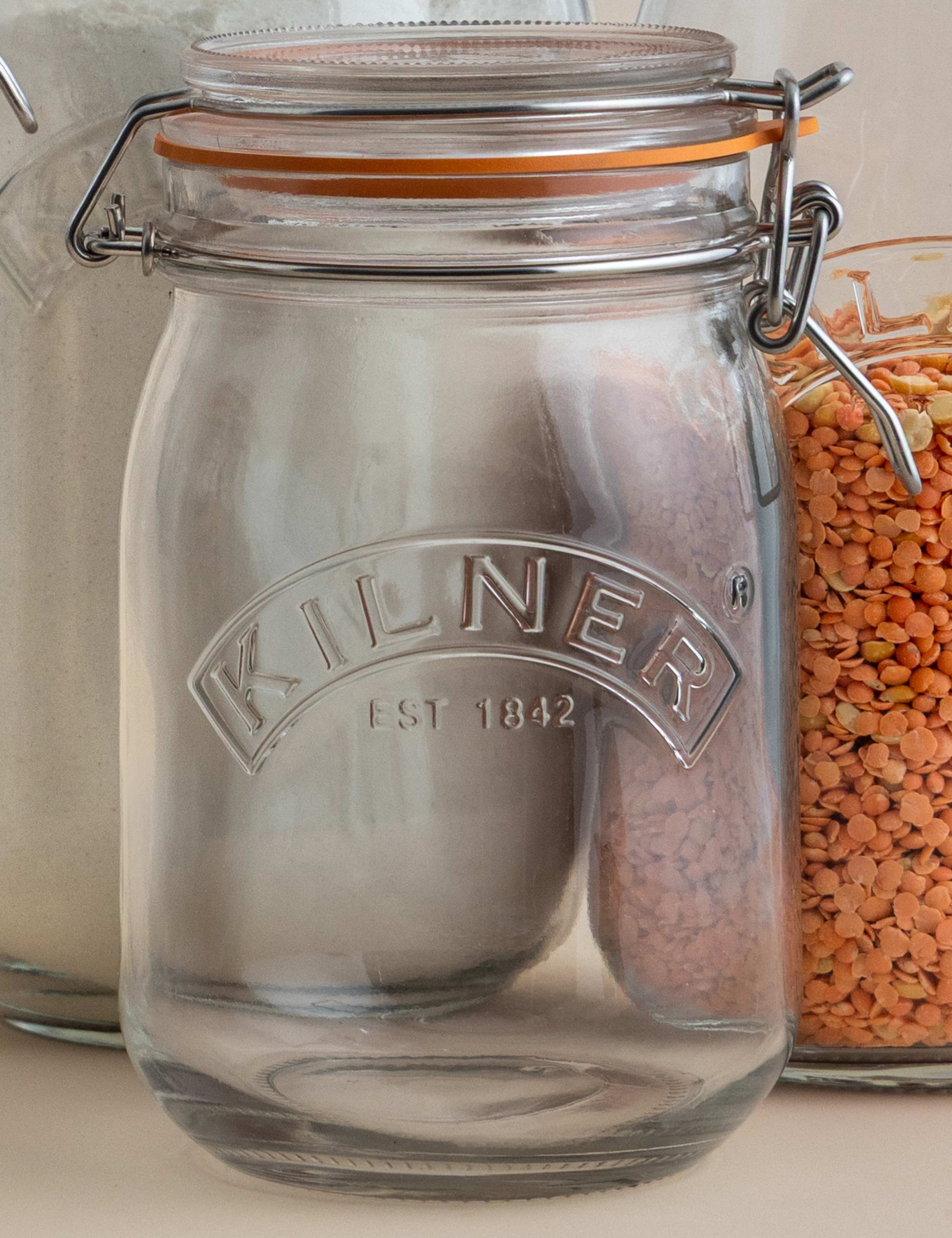 Set of 5 Round Glass Storage Jars 3 of 6