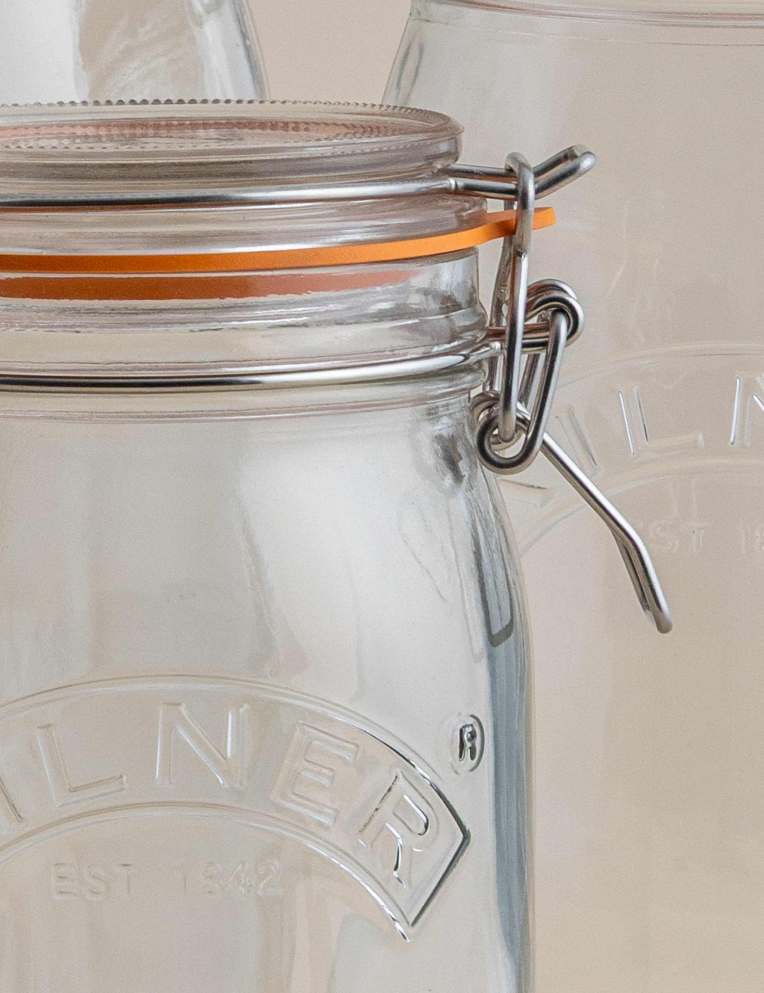 Set of 5 Round Glass Storage Jars 5 of 6