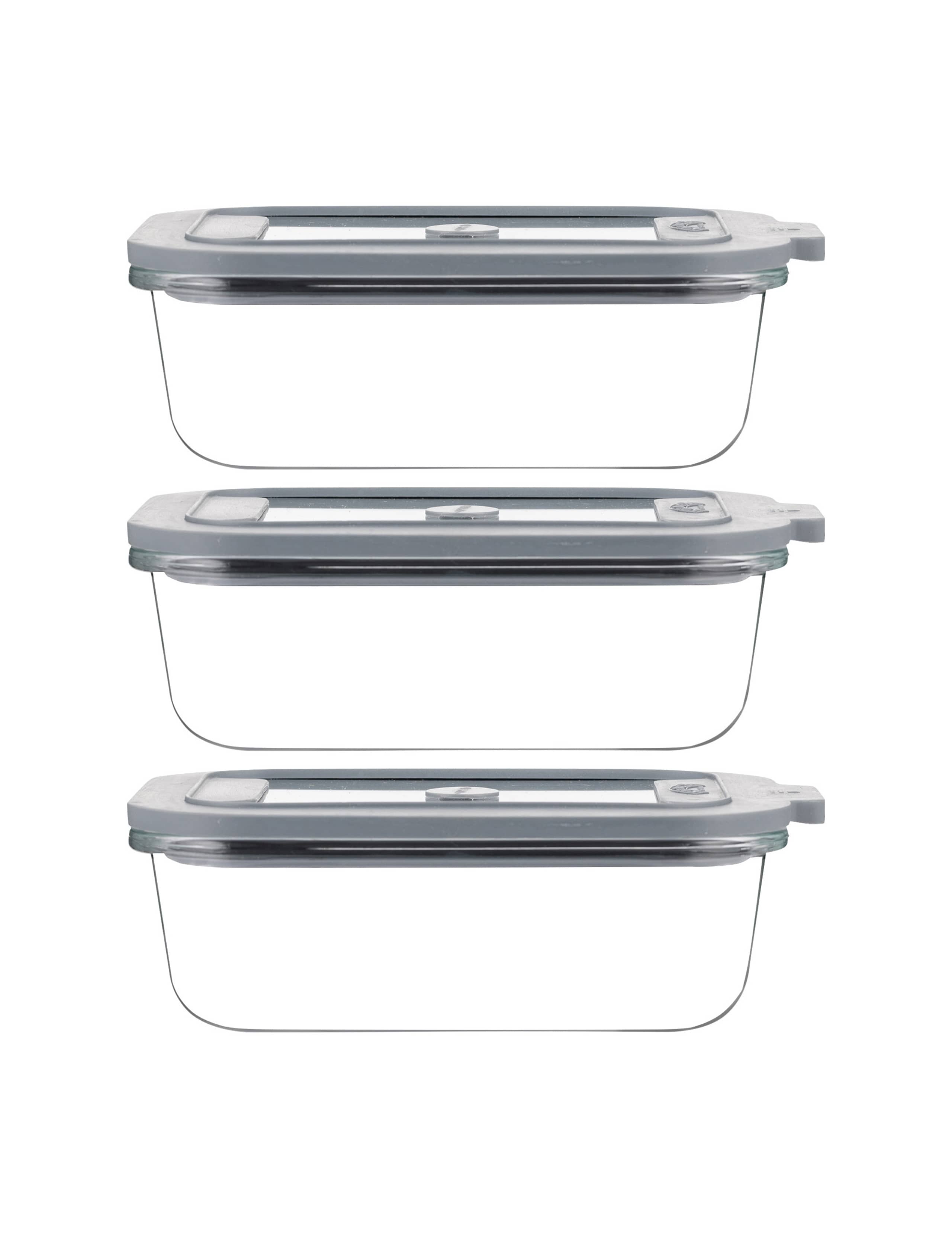 Set of 3 Rectangular Storage Boxes 2 of 5