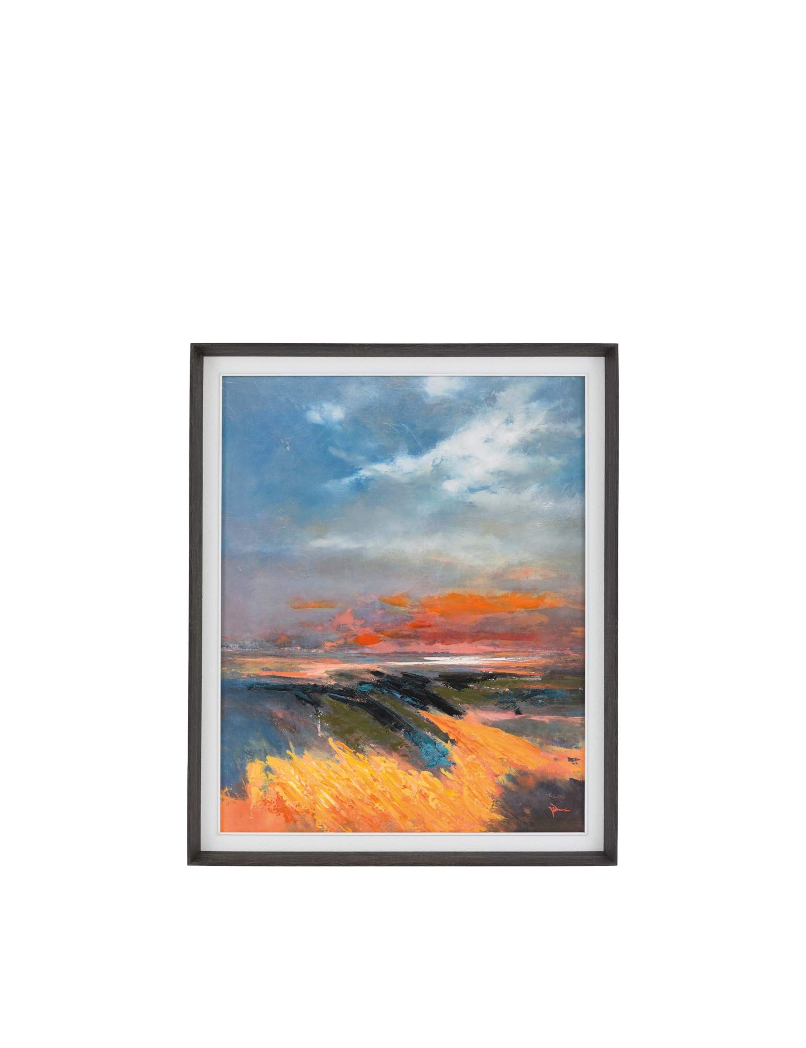 Coastal Glow Nature Rectangle Framed Canvas 2 of 8