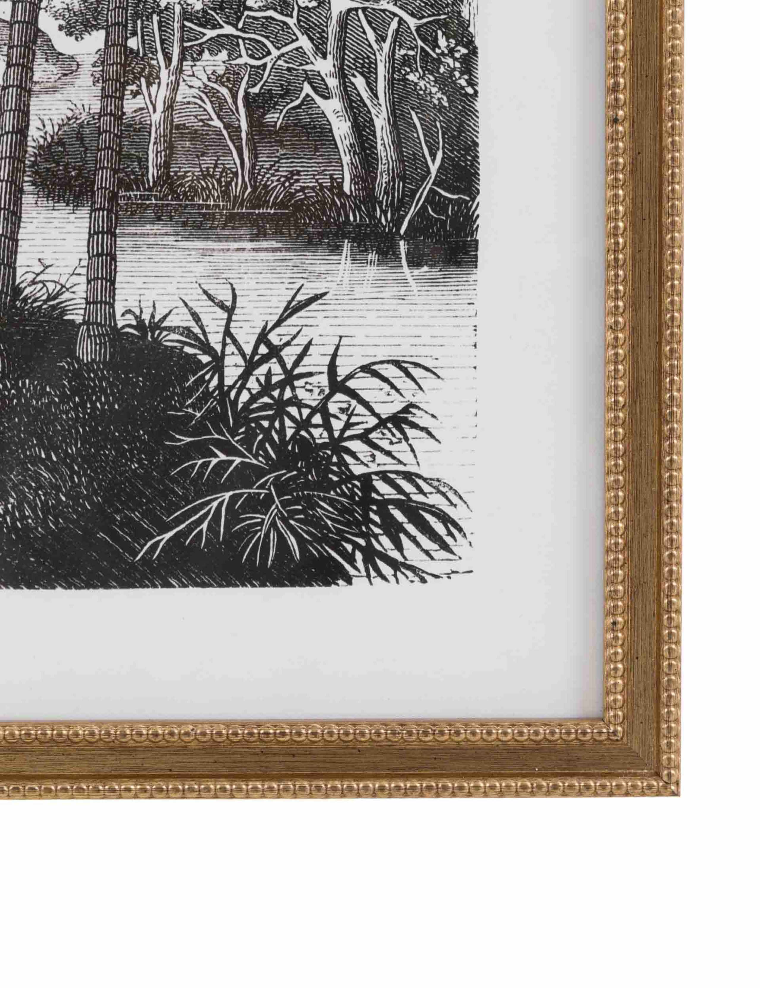 Set of 2 Colonial Sketches Rectangle Framed Art 6 of 8