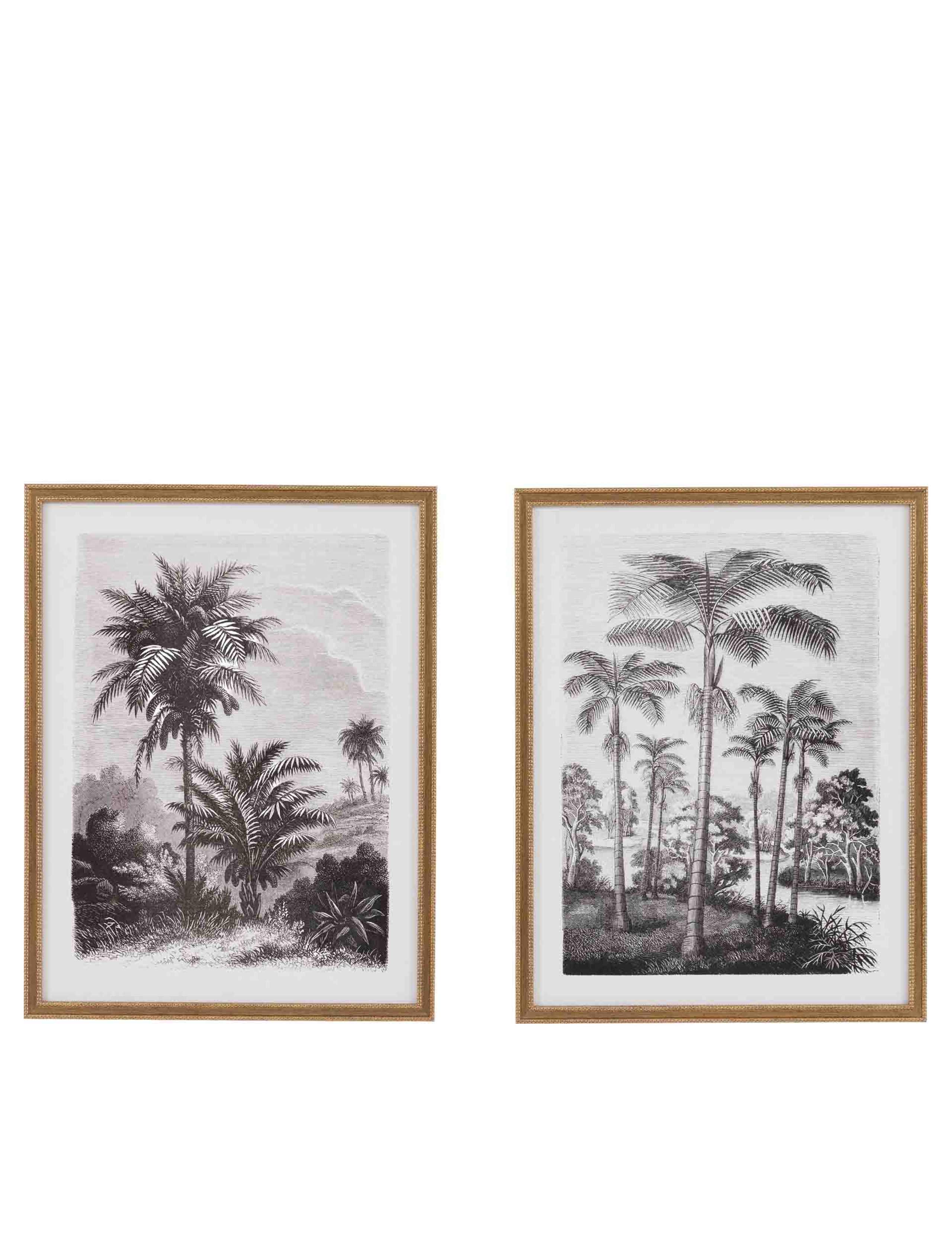 Set of 2 Colonial Sketches Rectangle Framed Art 2 of 8