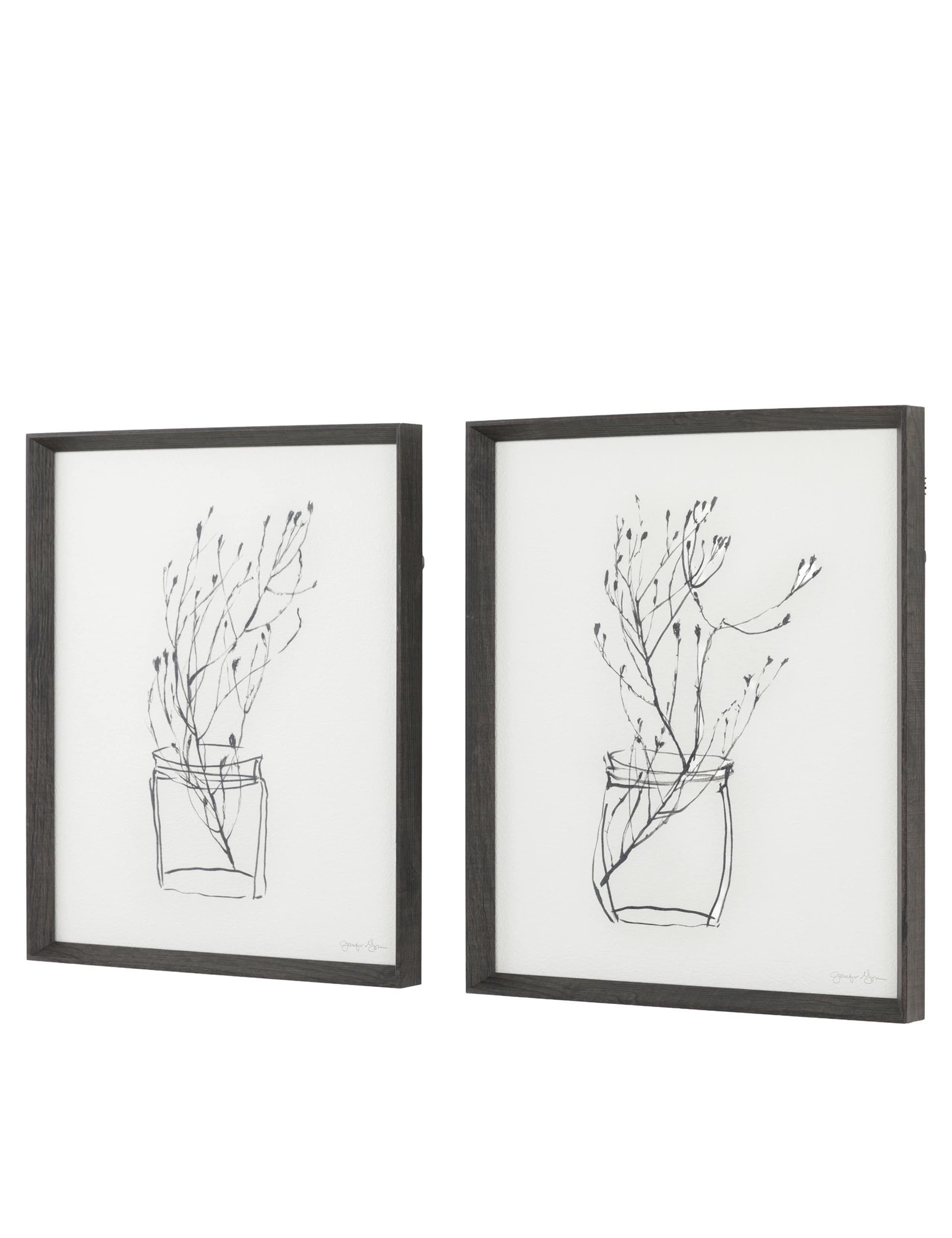 Set of 2 Delicate Nature Framed Art 7 of 8