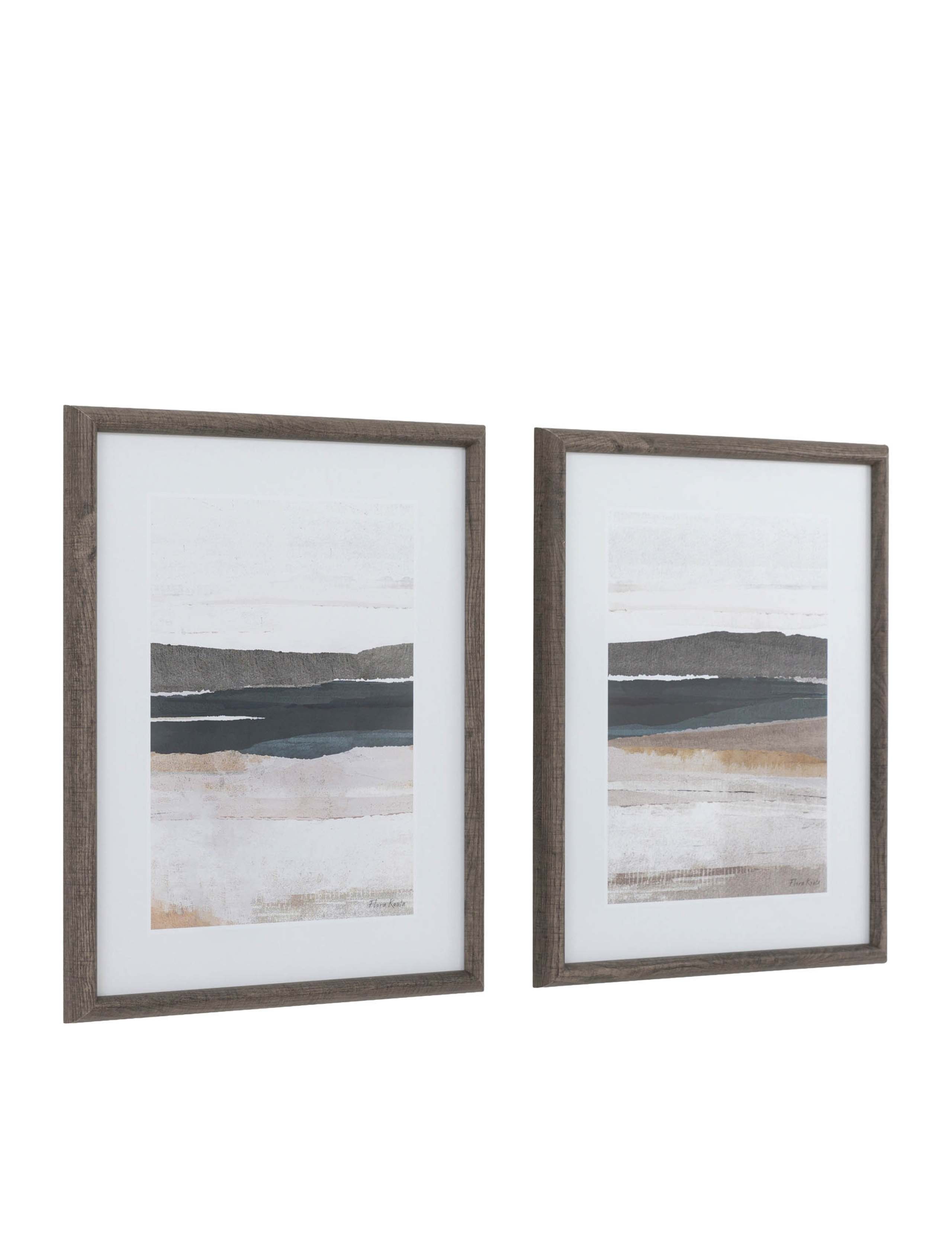 Set of Two Drift Away Framed Art 3 of 8