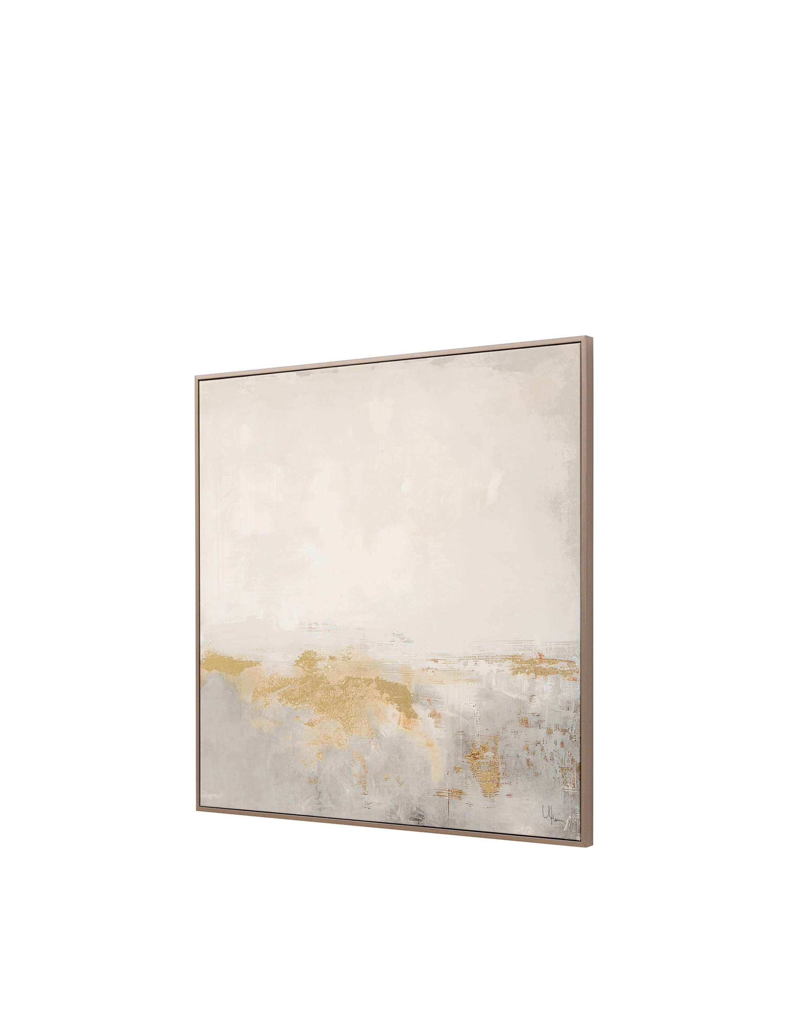 Ethereal Abstract Square Framed Canvas 3 of 8