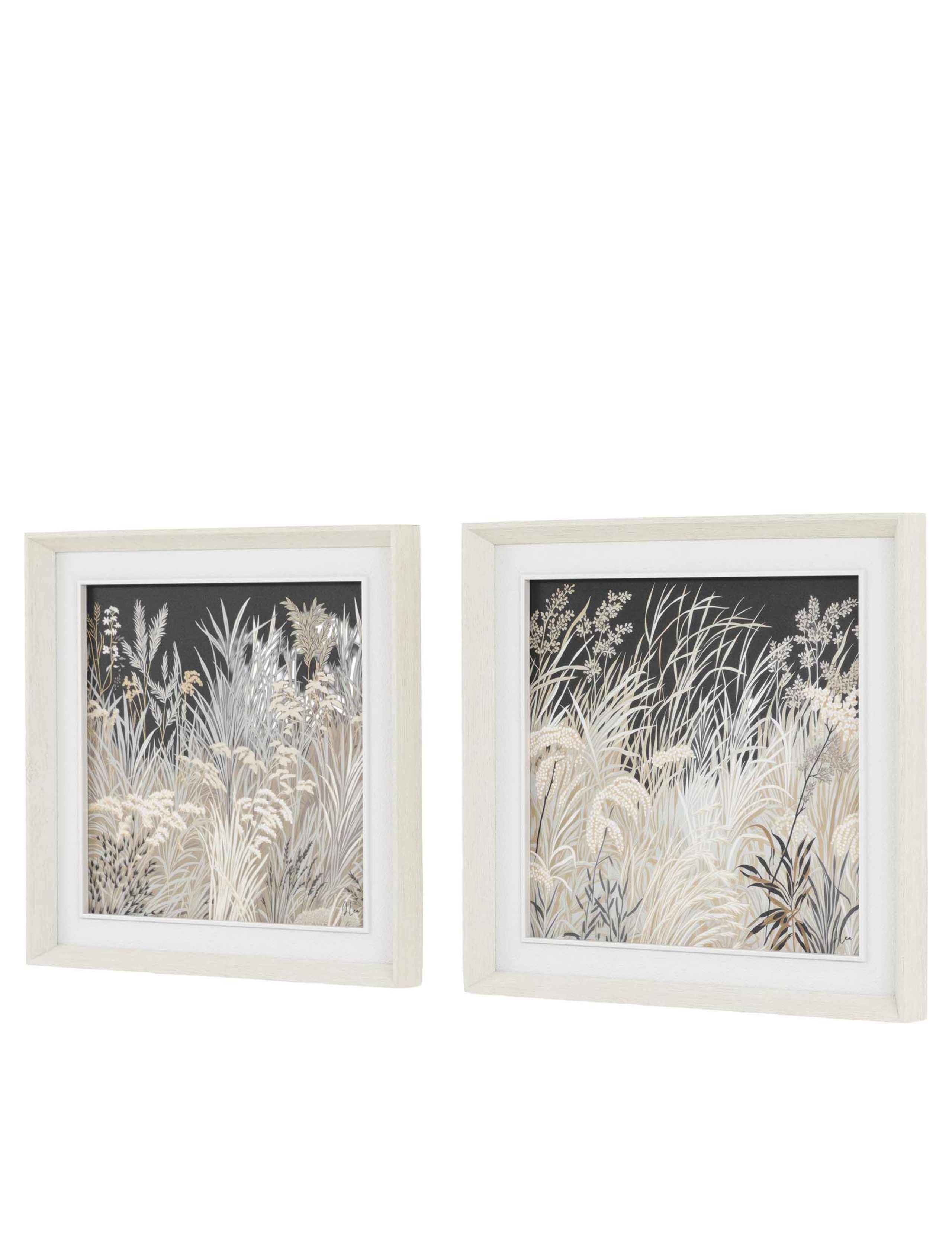 Set of 2 Evening Peace Nature Framed Canvases 3 of 8