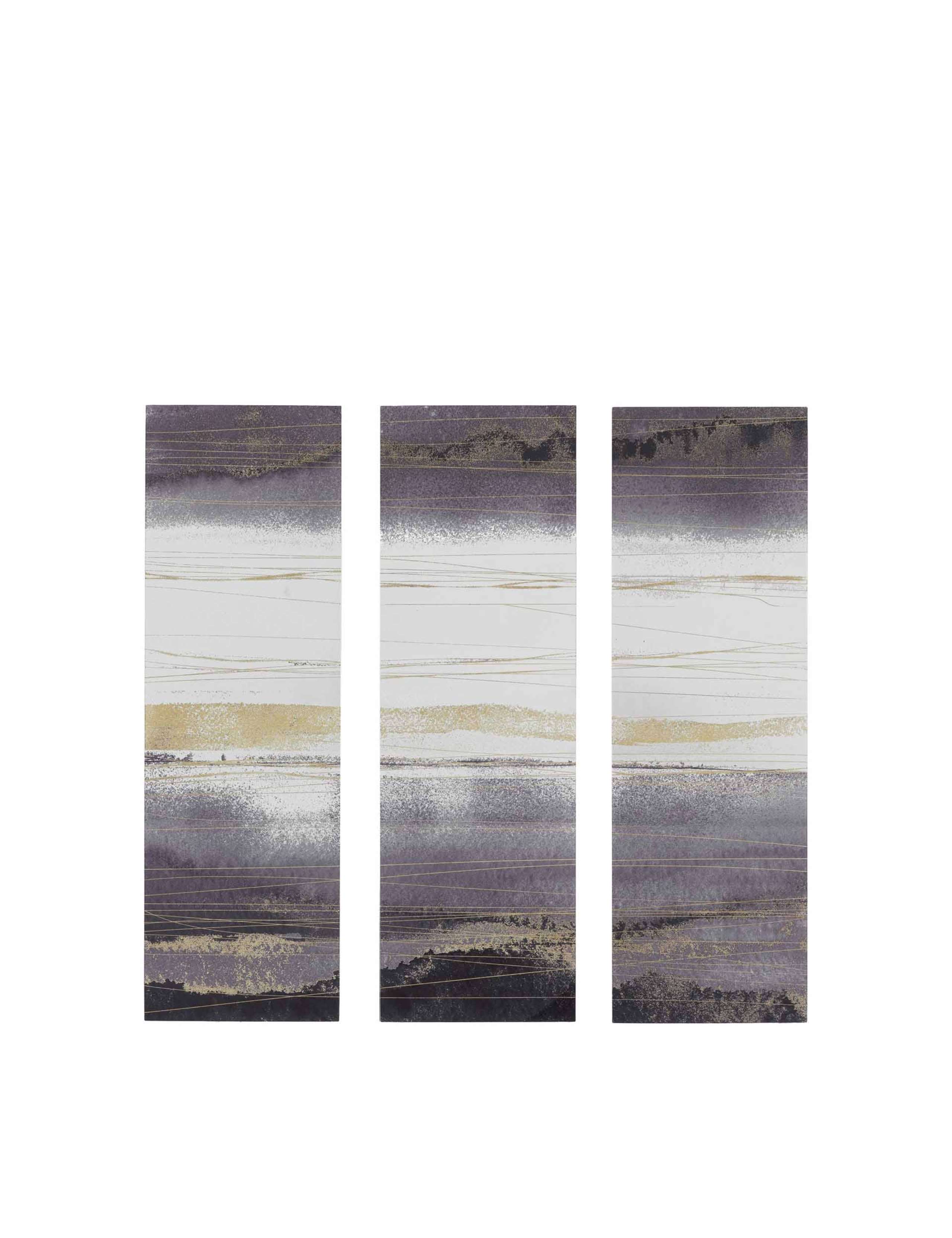 Set of 3 Noir Sands Triptych Canvases 2 of 5