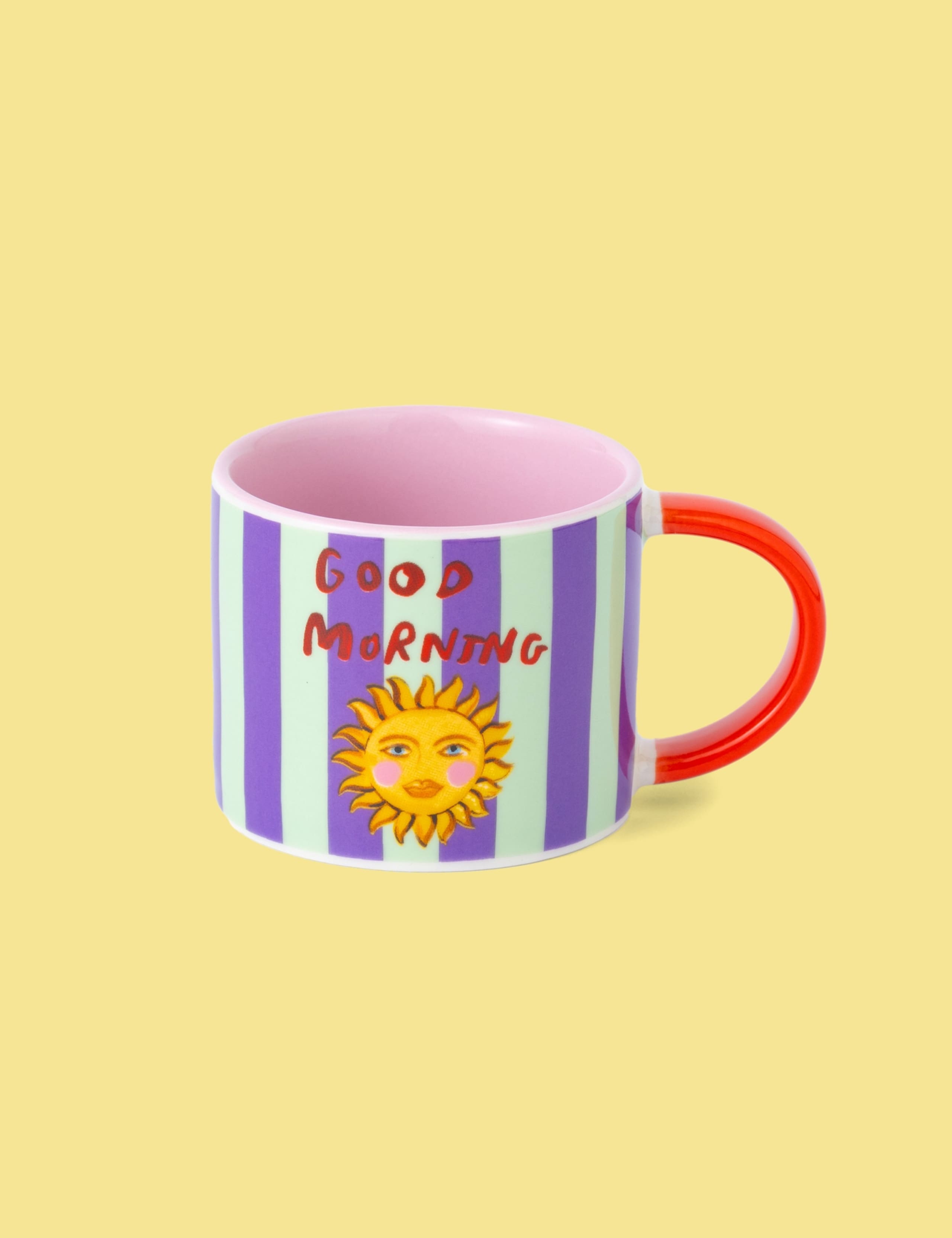 Set of 4 Coffee Club Striped Espresso Cups 6 of 10